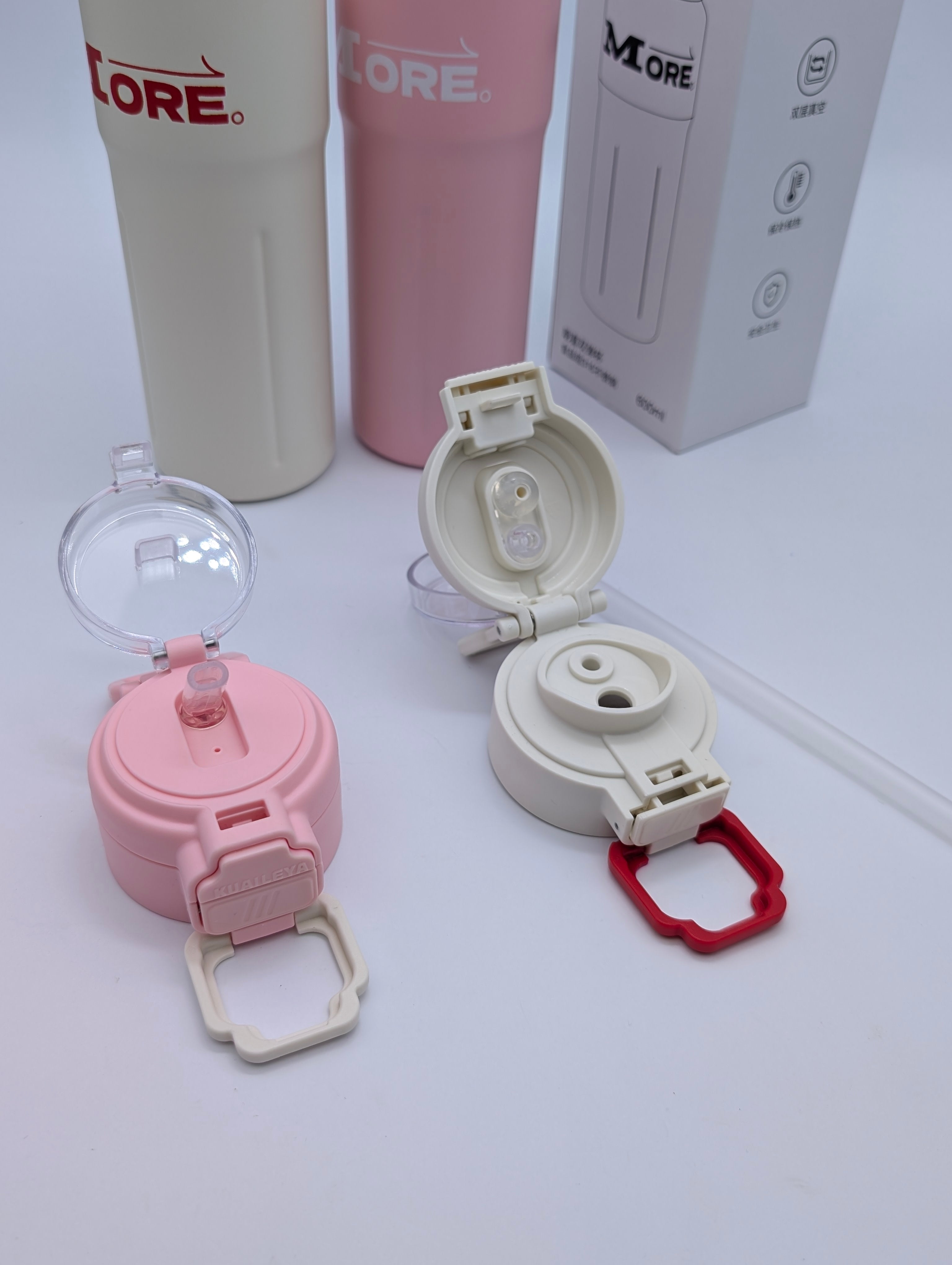 MORE FLIP-TOP WATER BOTTLES
