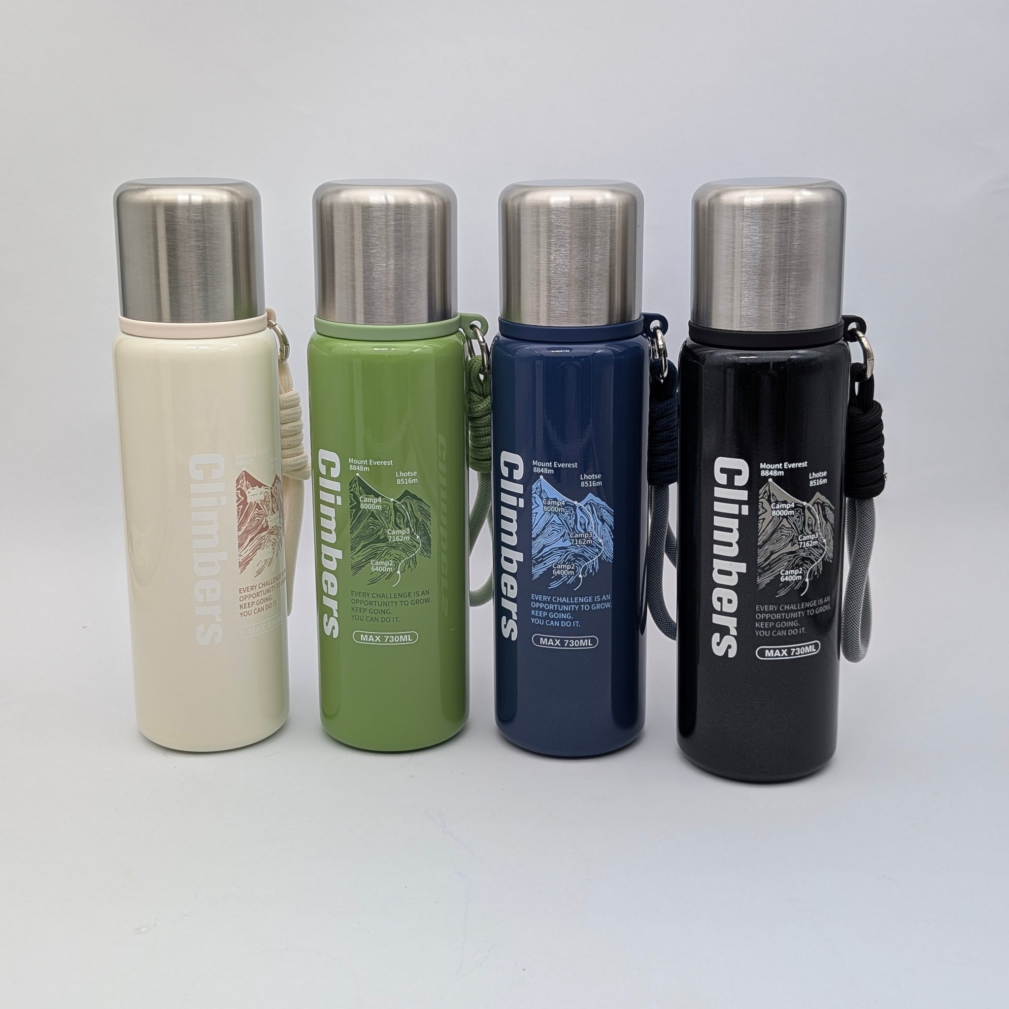 GRADIENT CLIMBERS FLASK BOTTLES WITH STRAPS