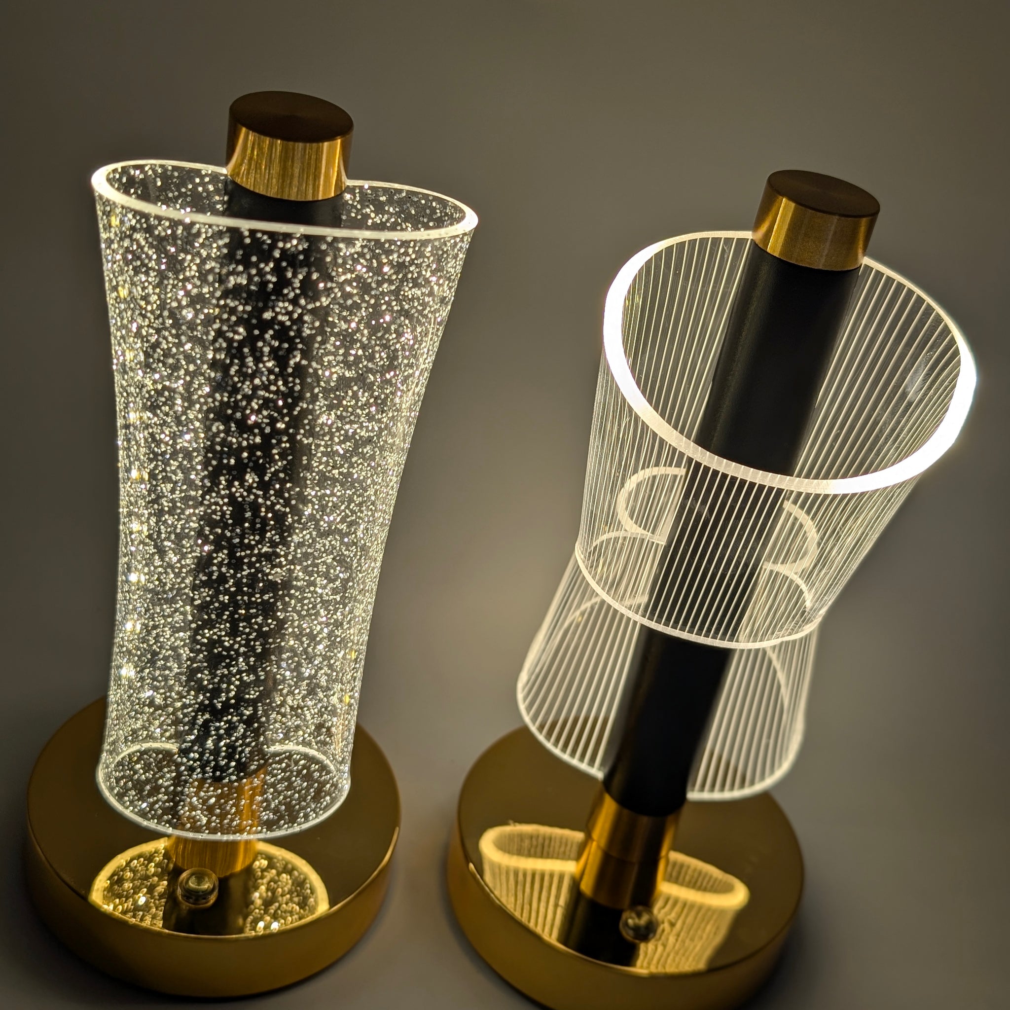LUXURY TWISTED TABLE LED LAMPS