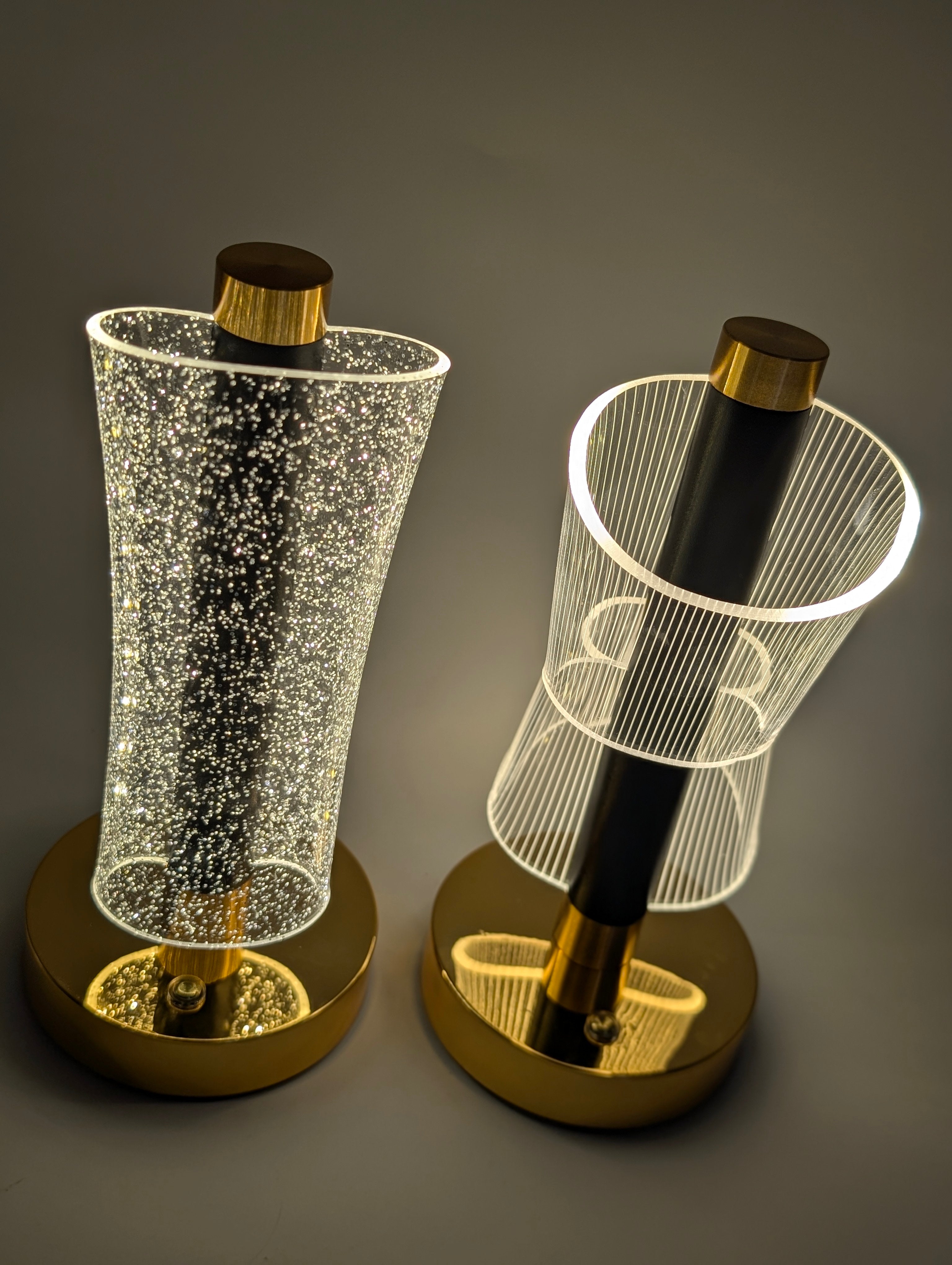 LUXURY TWISTED TABLE LED LAMPS