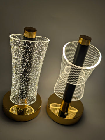 LUXURY TWISTED TABLE LED LAMPS
