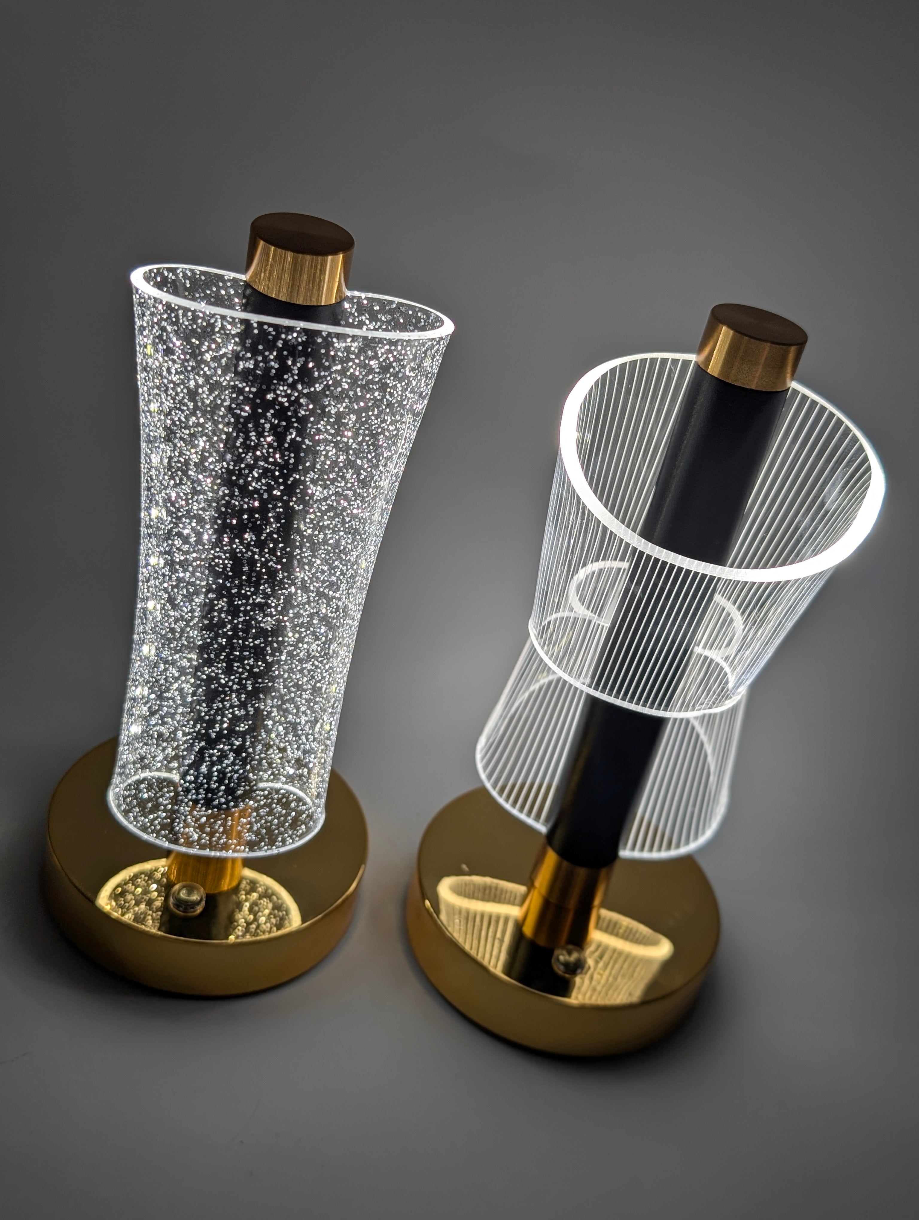 LUXURY TWISTED TABLE LED LAMPS
