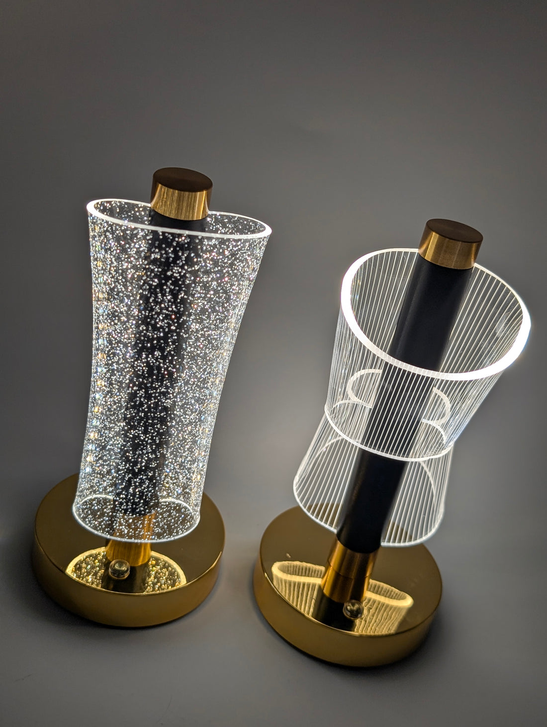 LUXURY TWISTED TABLE LED LAMPS