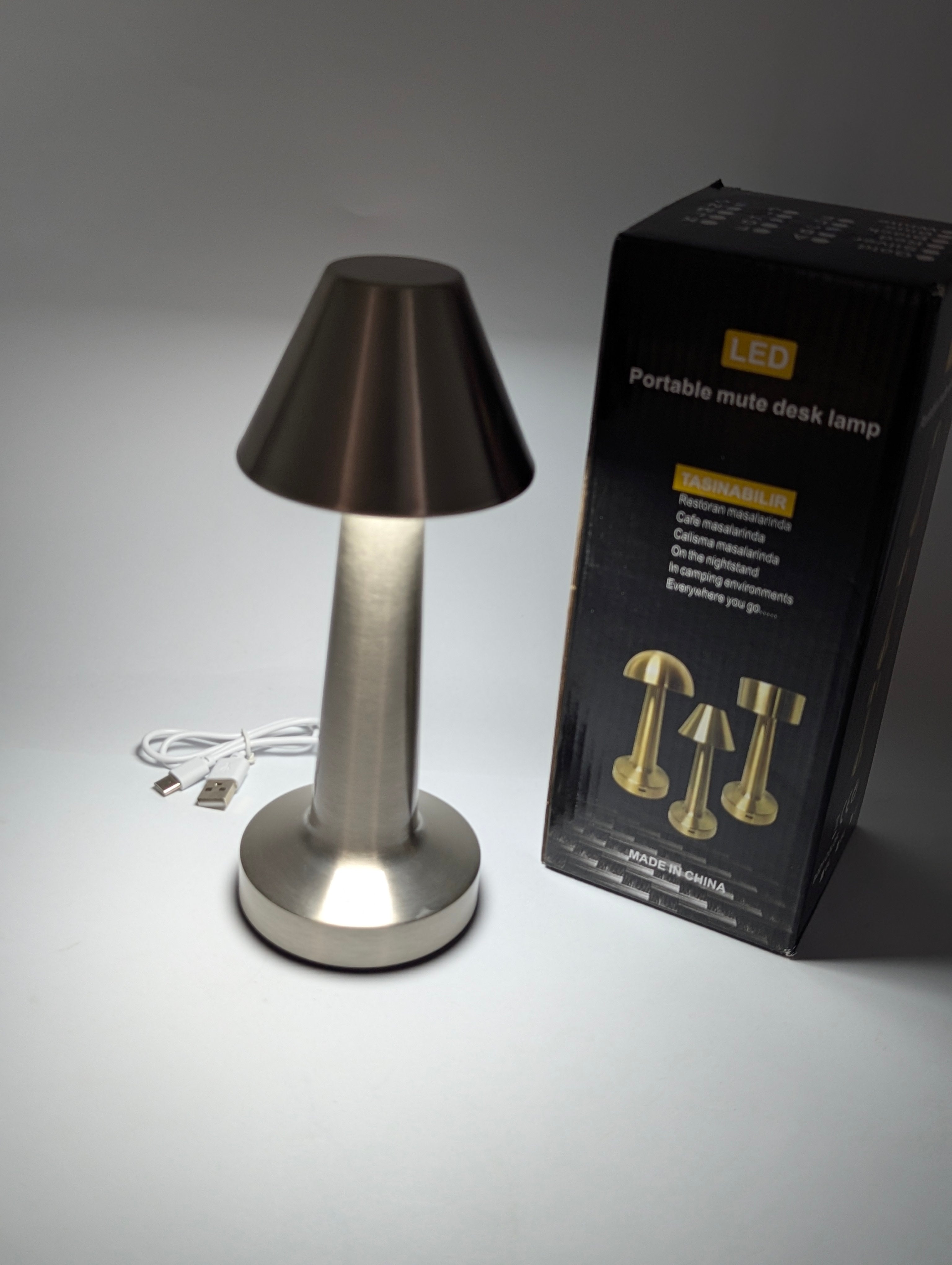 MODERN ARC WIRELESS TOUCH LED LAMP