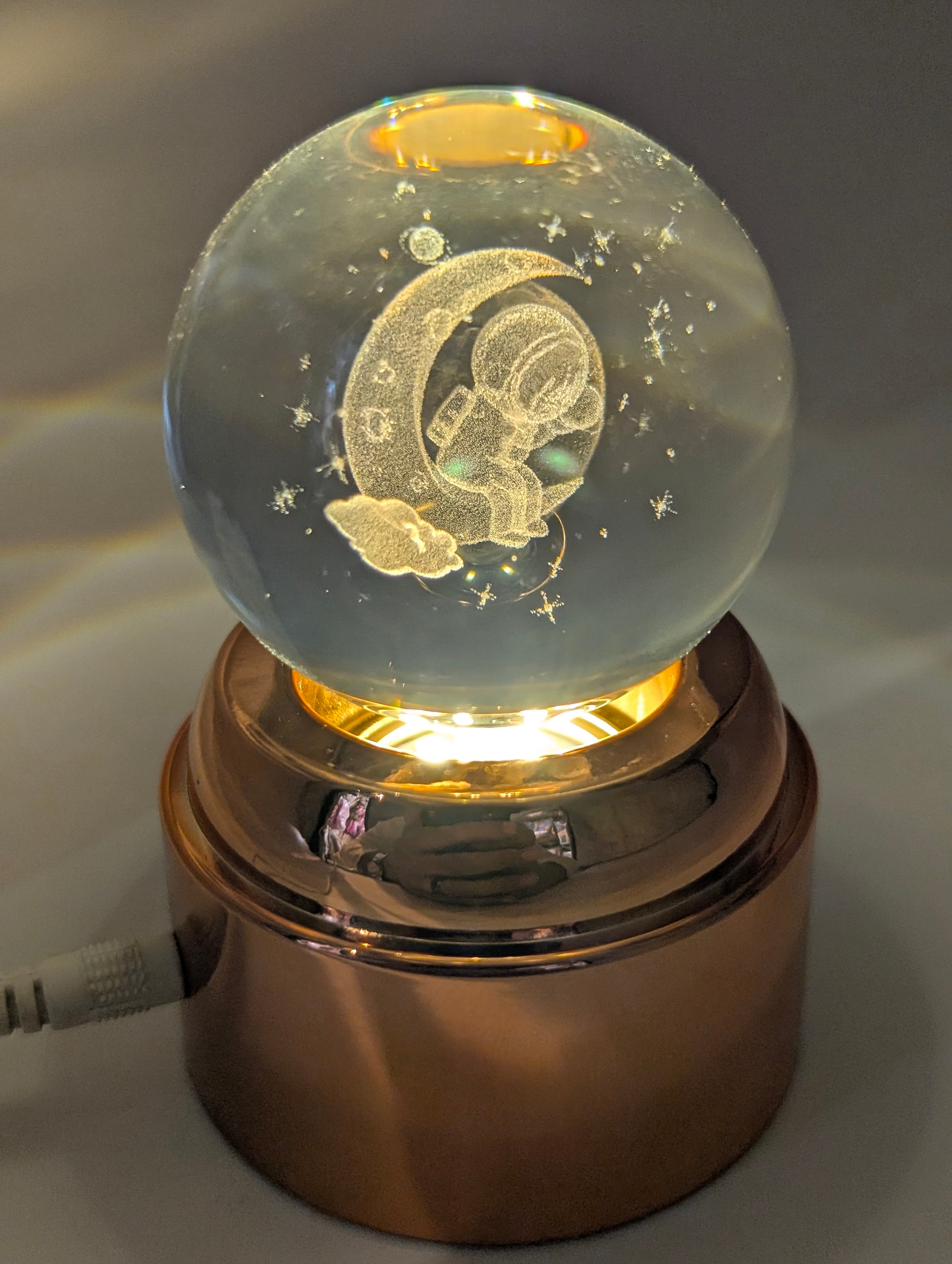 CELESTIAL CRYSTAL BALL LAMPS