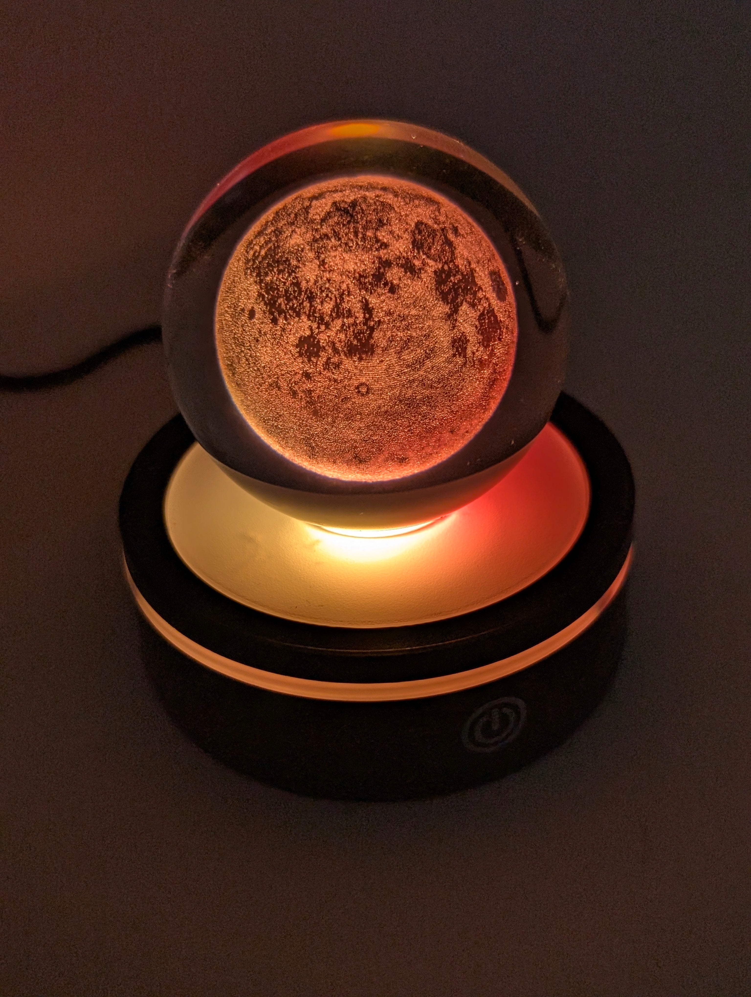 COSMIC CRYSTAL BALL LED LAMP