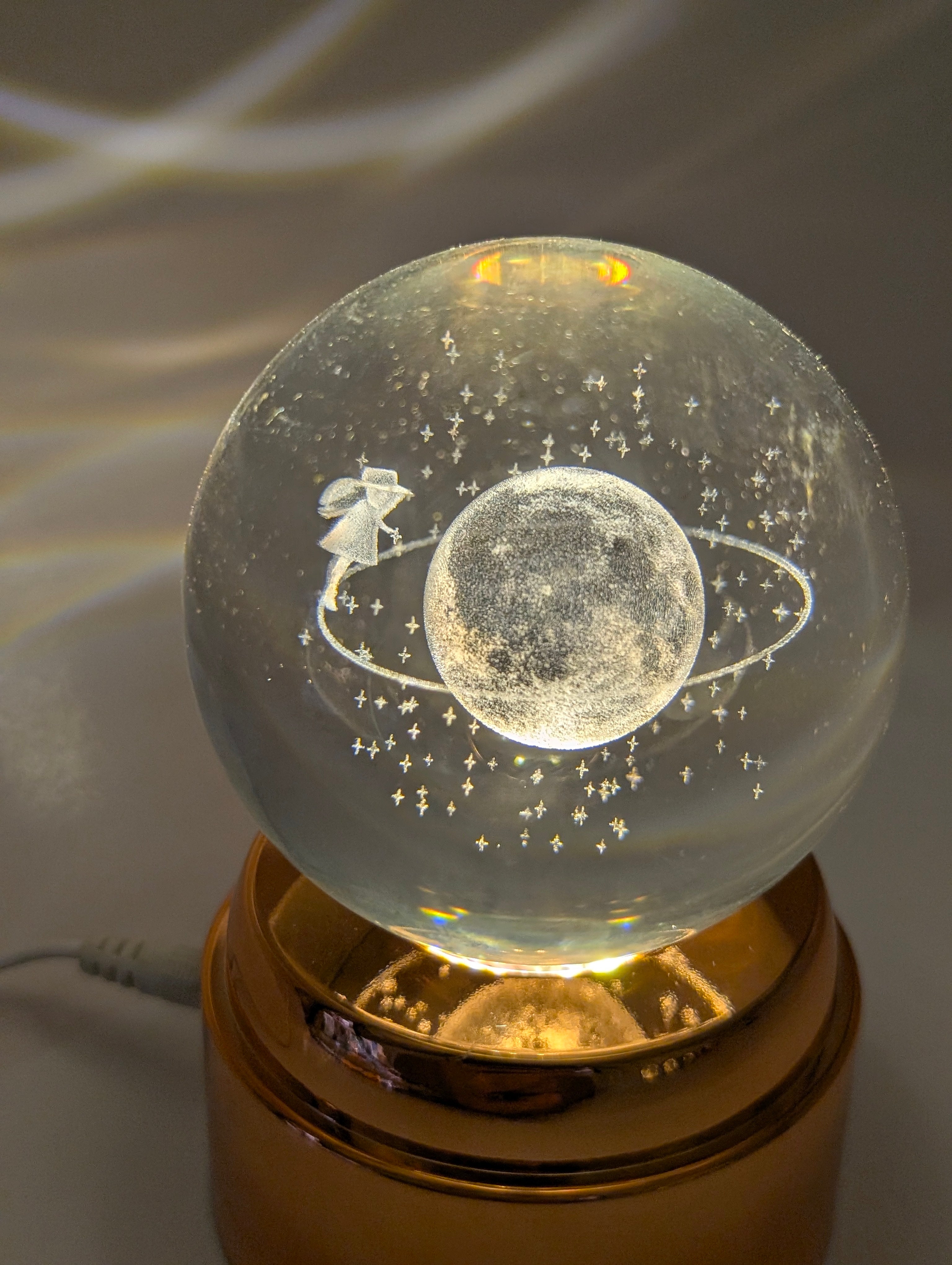 CRYSTAL BALL LED LAMP