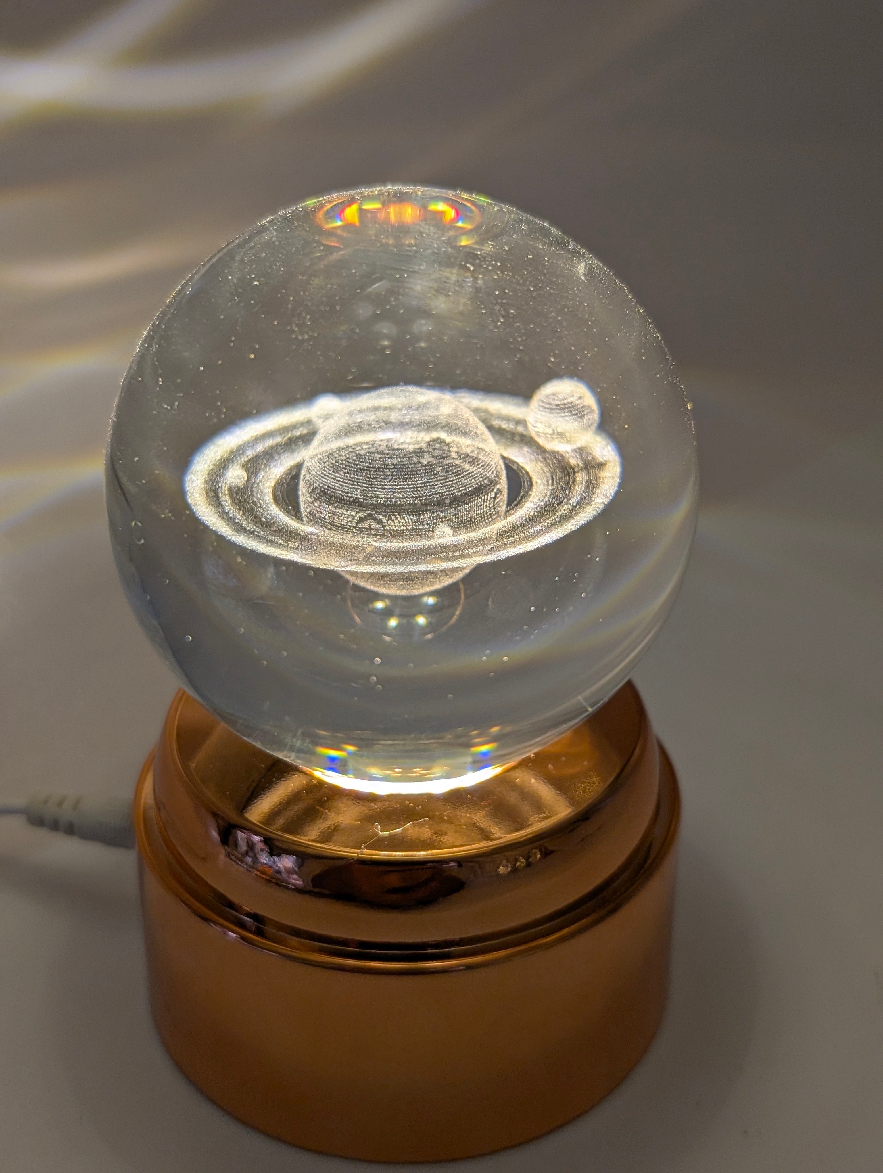 CRYSTAL BALL LED LAMP