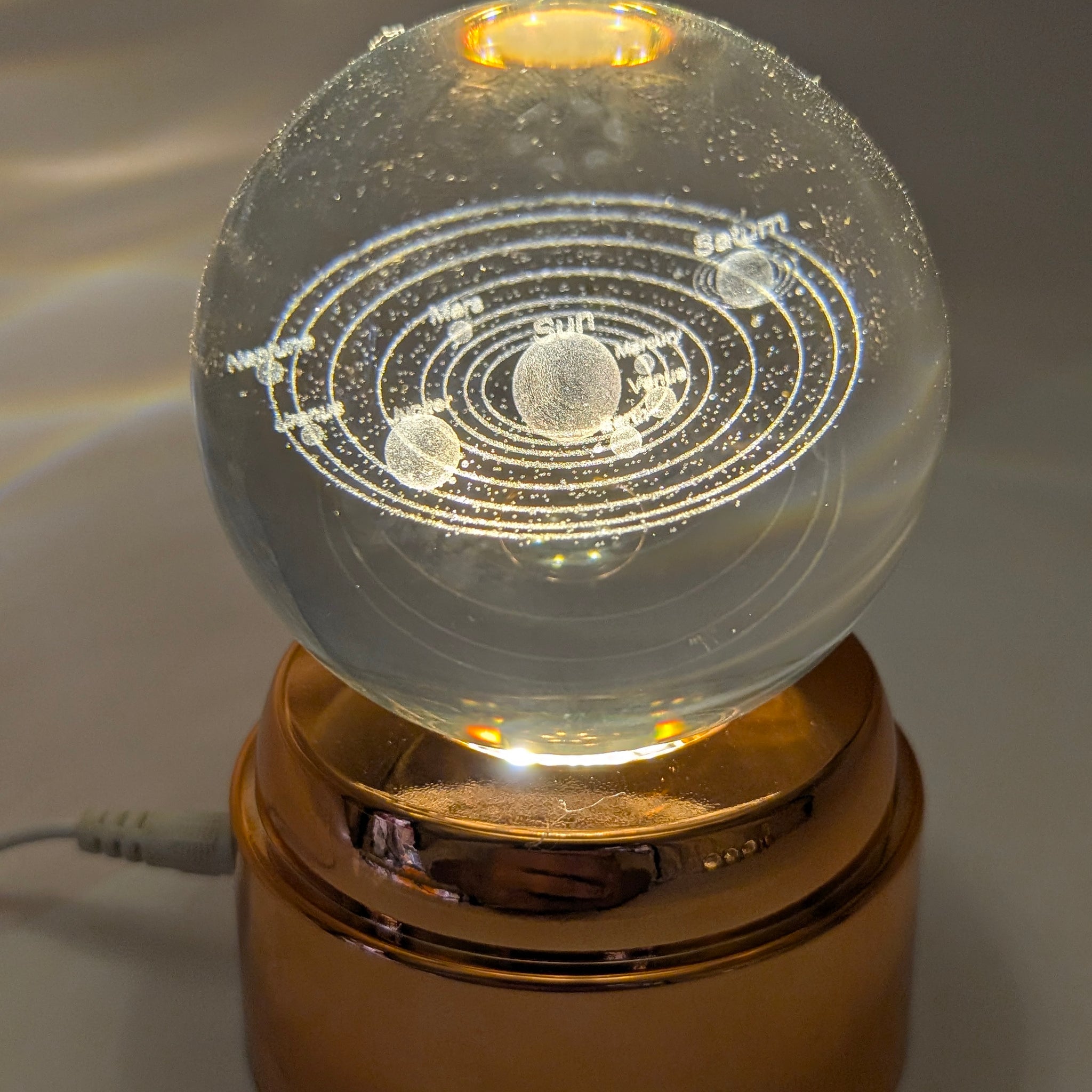 CRYSTAL BALL LED LAMP