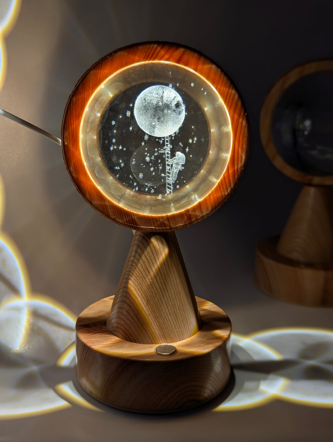 CELESTIAL SPHERICAL GLASS LED LAMPS