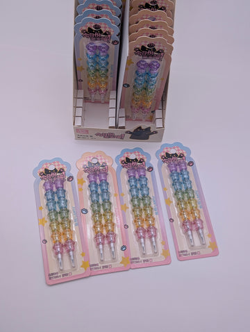 STACKABLE RAINBOW CRAYON PENCILS