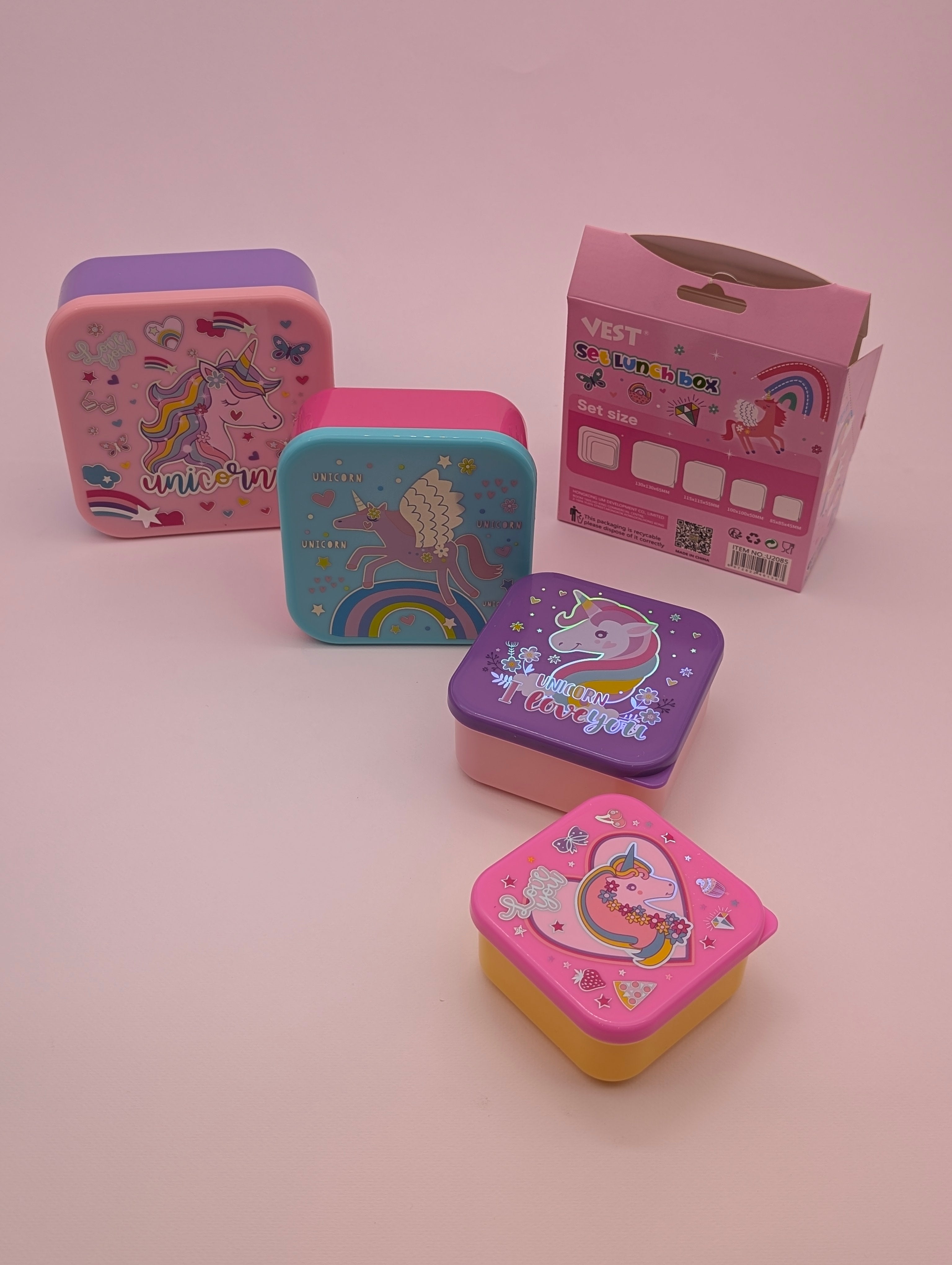VEST BEAUTY MINI 4IN1 LUNCH BOXES
