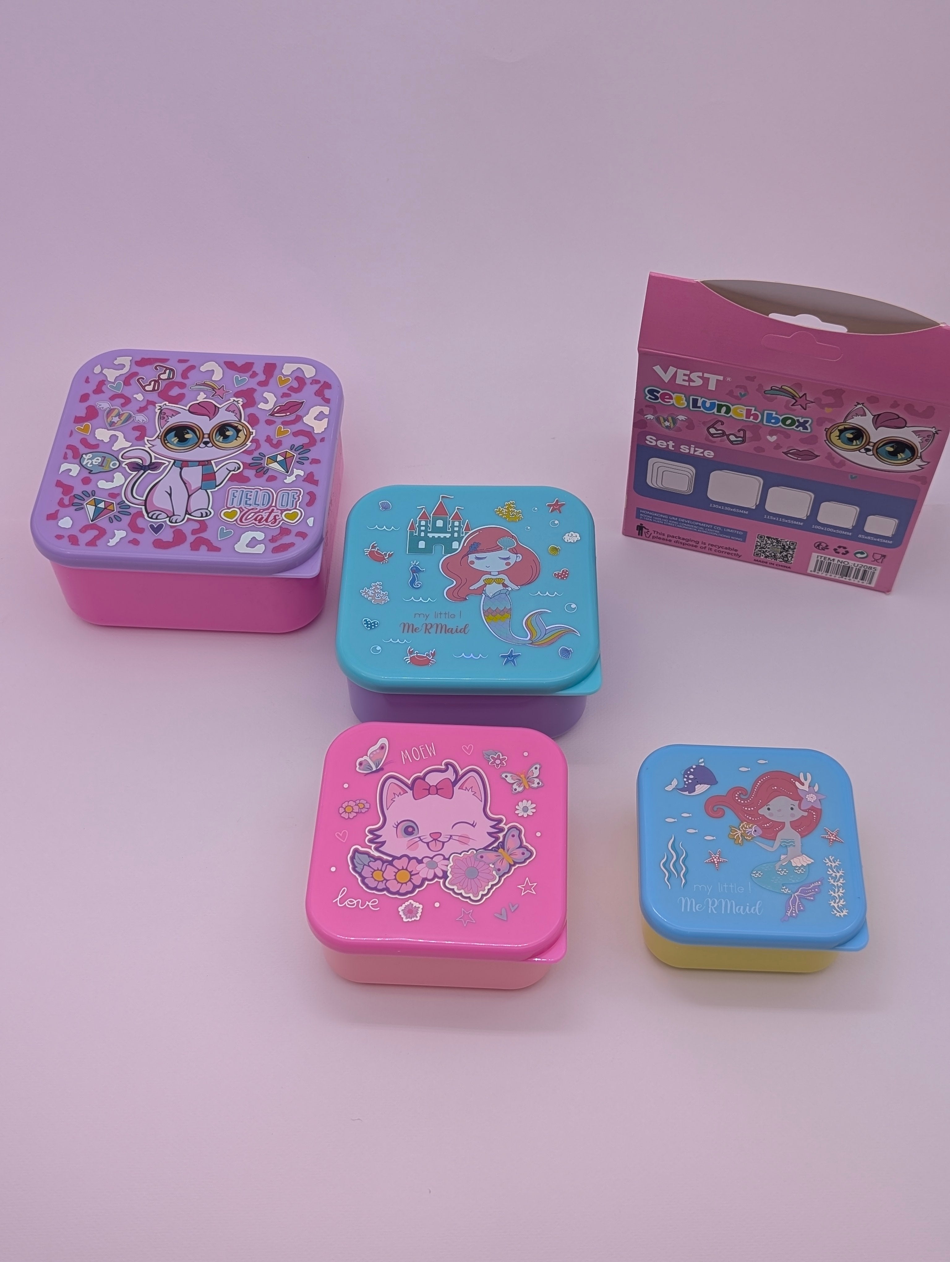 VEST BEAUTY MINI 4IN1 LUNCH BOXES