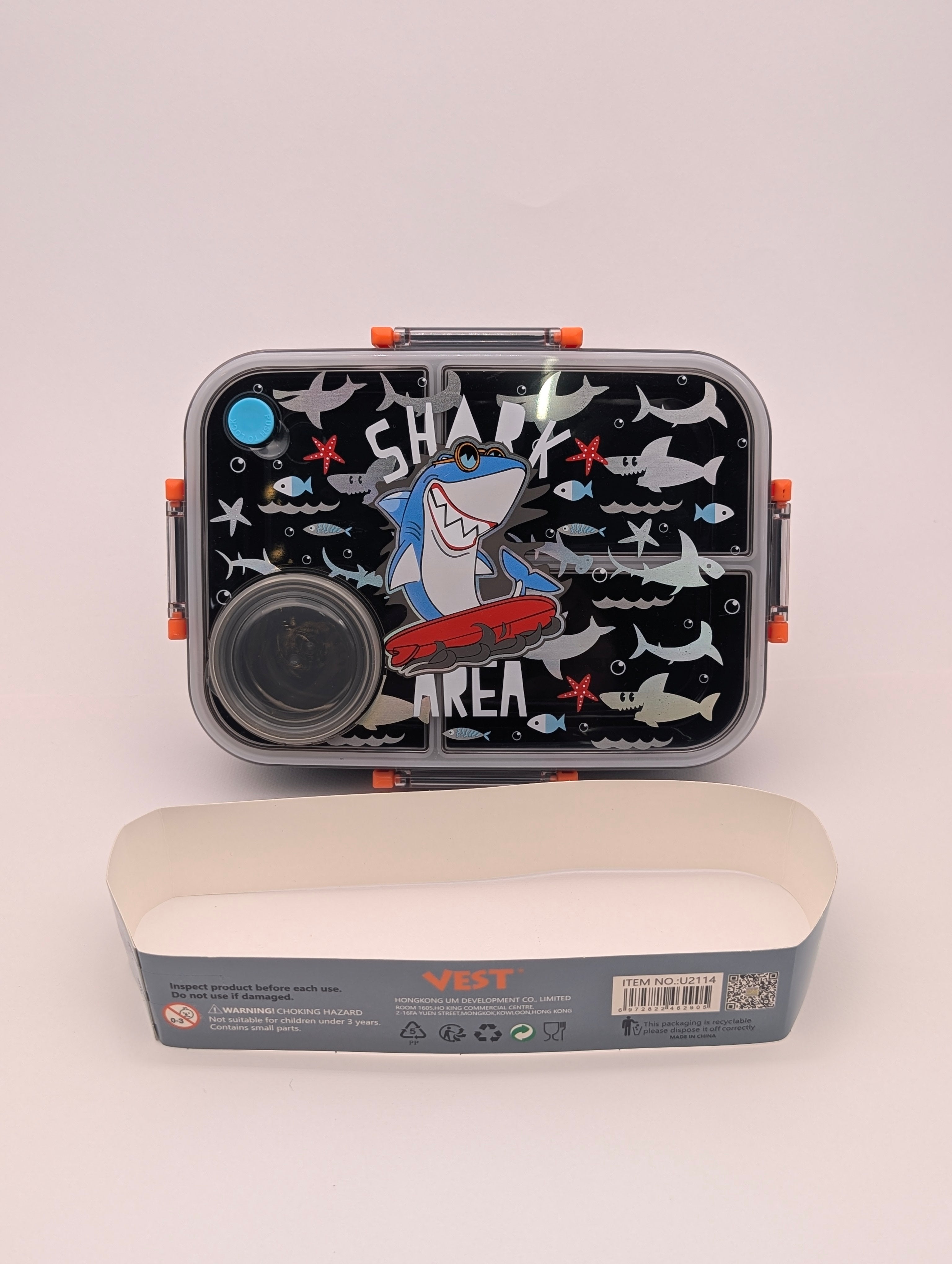 VEST  KID-FRIENDLY COMPARTMENT LUNCHBOXES