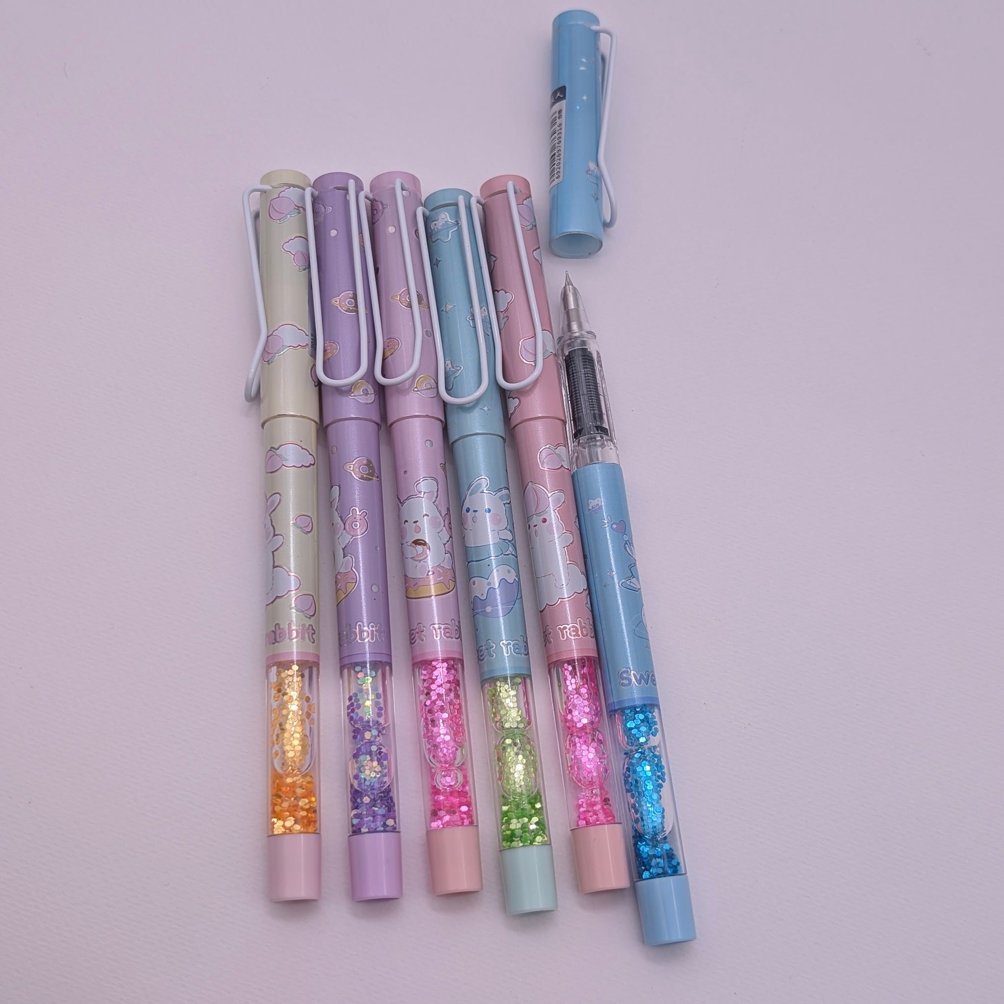 SPARKLING CARTOON INK PENS