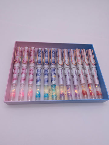 YIREN  SAKURA GLITTER INK PENS