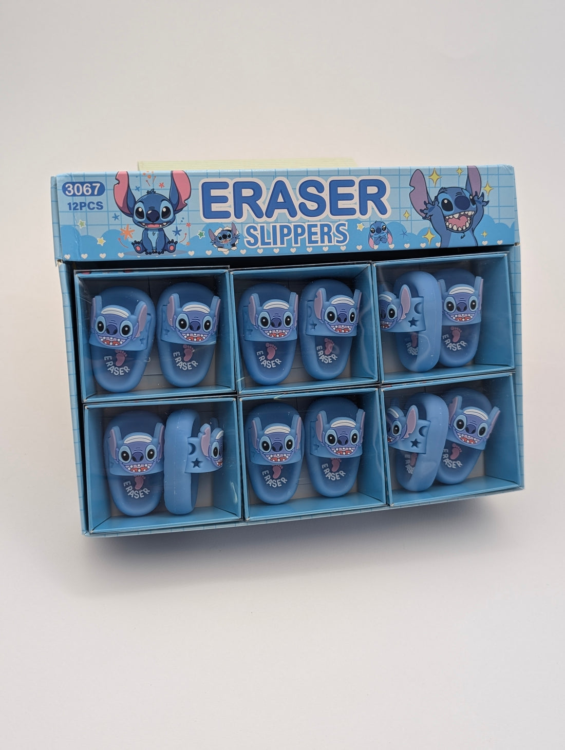 STITCH SLIPPER ERASER SET