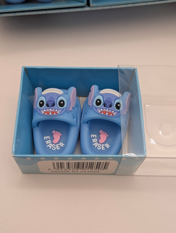 STITCH SLIPPER ERASER SET