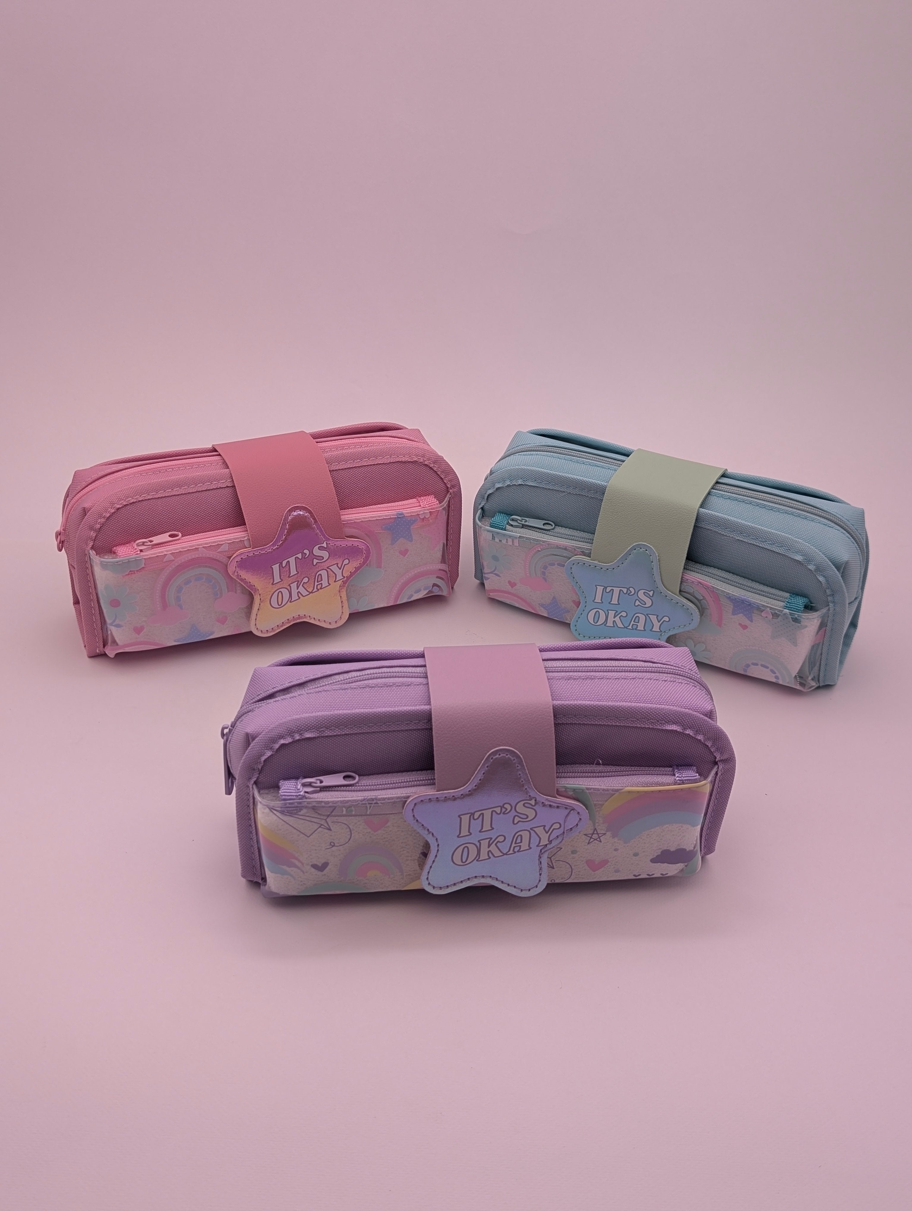 PASTEL "IT'S OKAY" PENCIL CASES