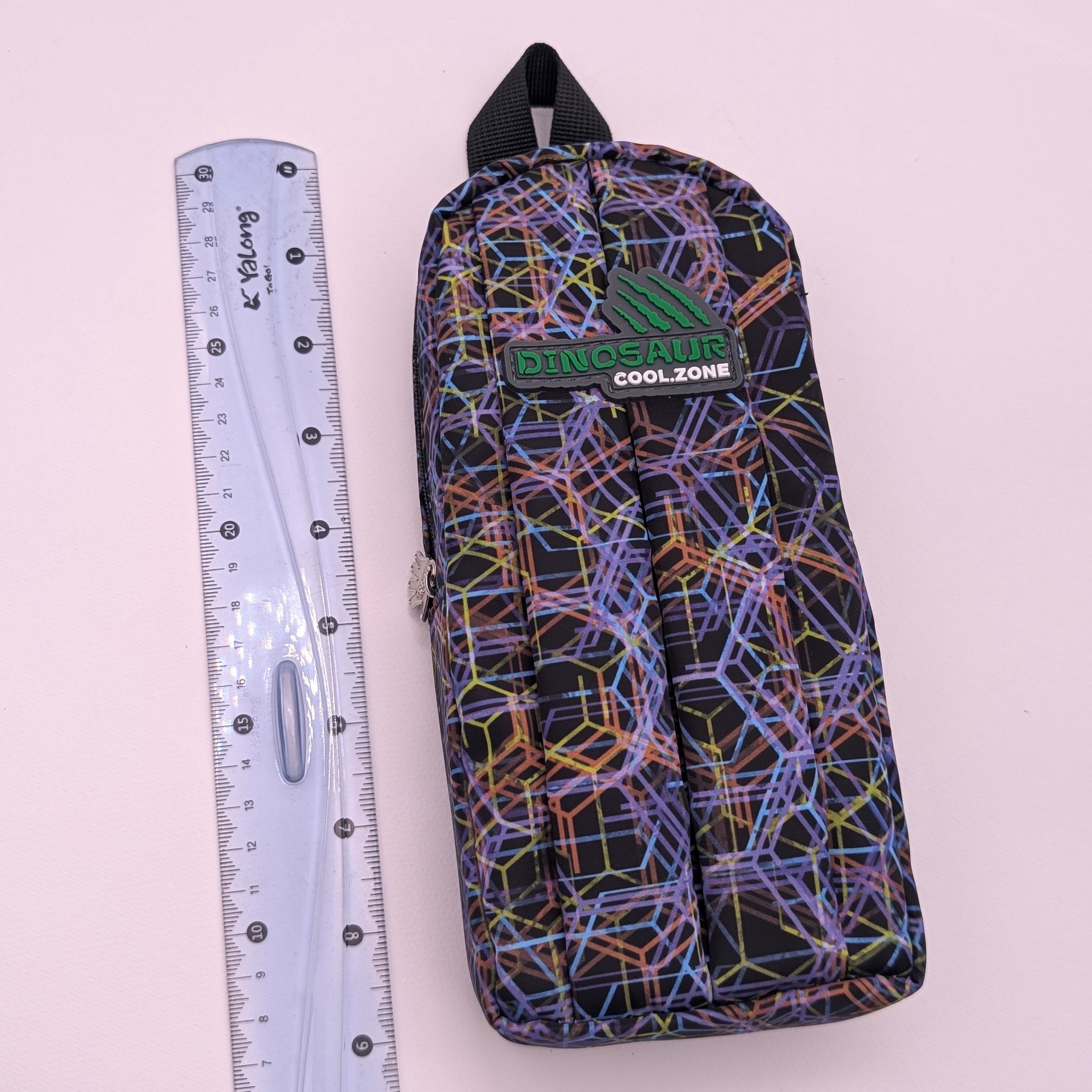 FUTURISTIC DINOSAUR PENCIL POUCHES