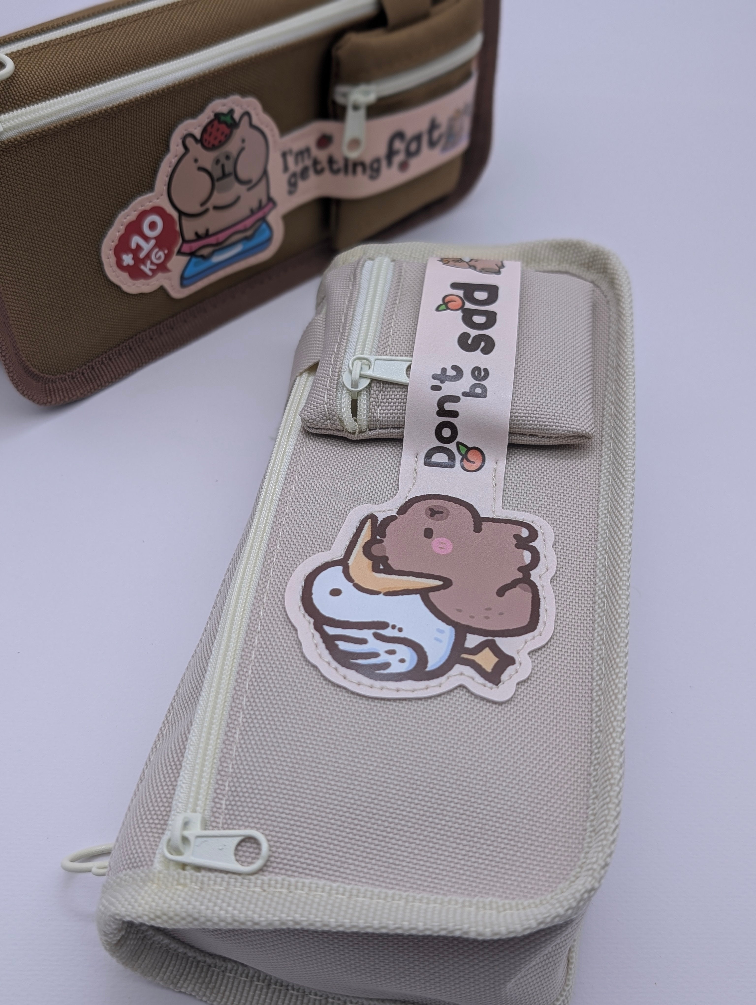 CAPIBARA POCKET PENCIL POUCHES
