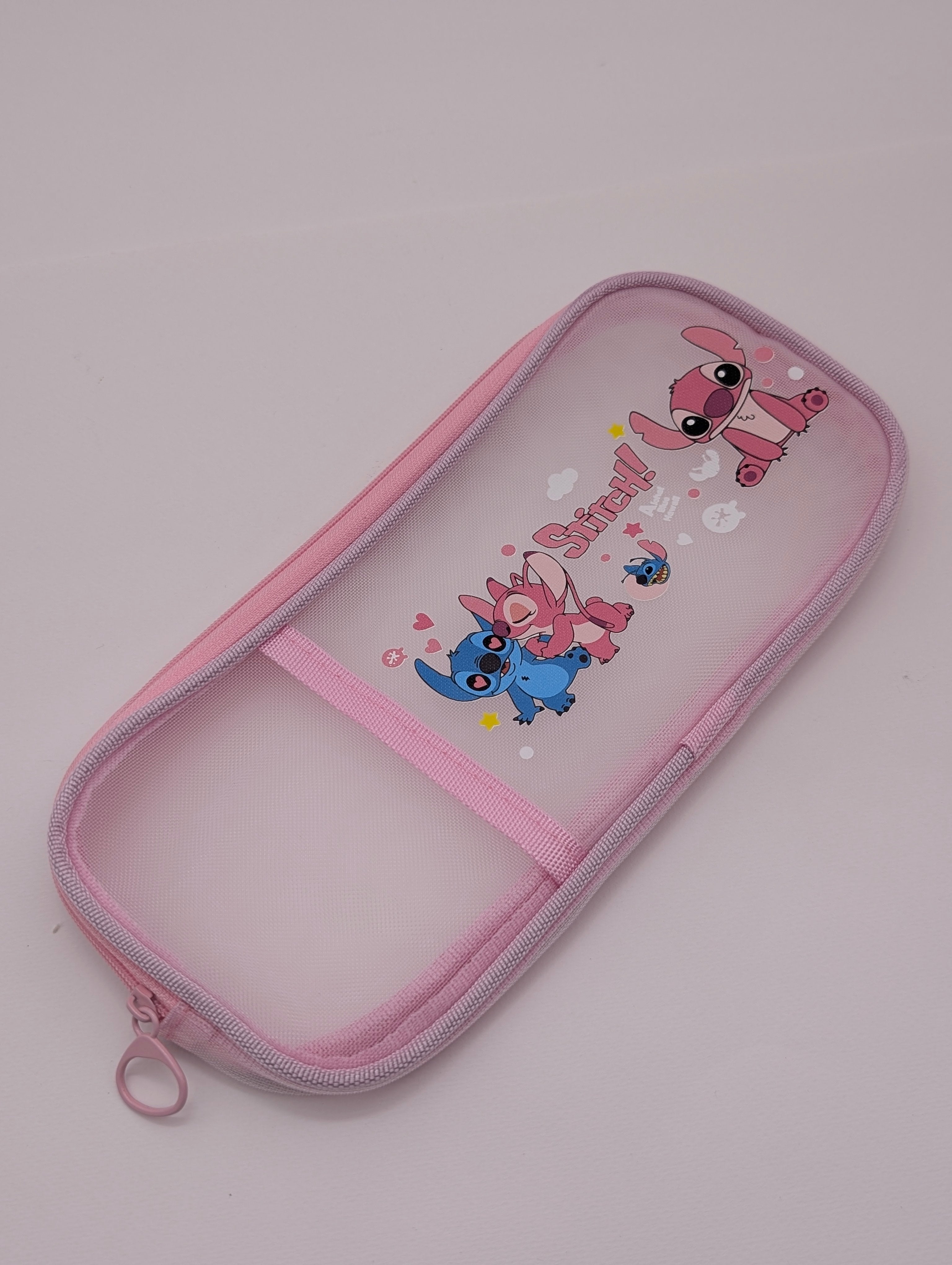 STITCH FROZEN KUROMI MESH CHARACTER POUCHES