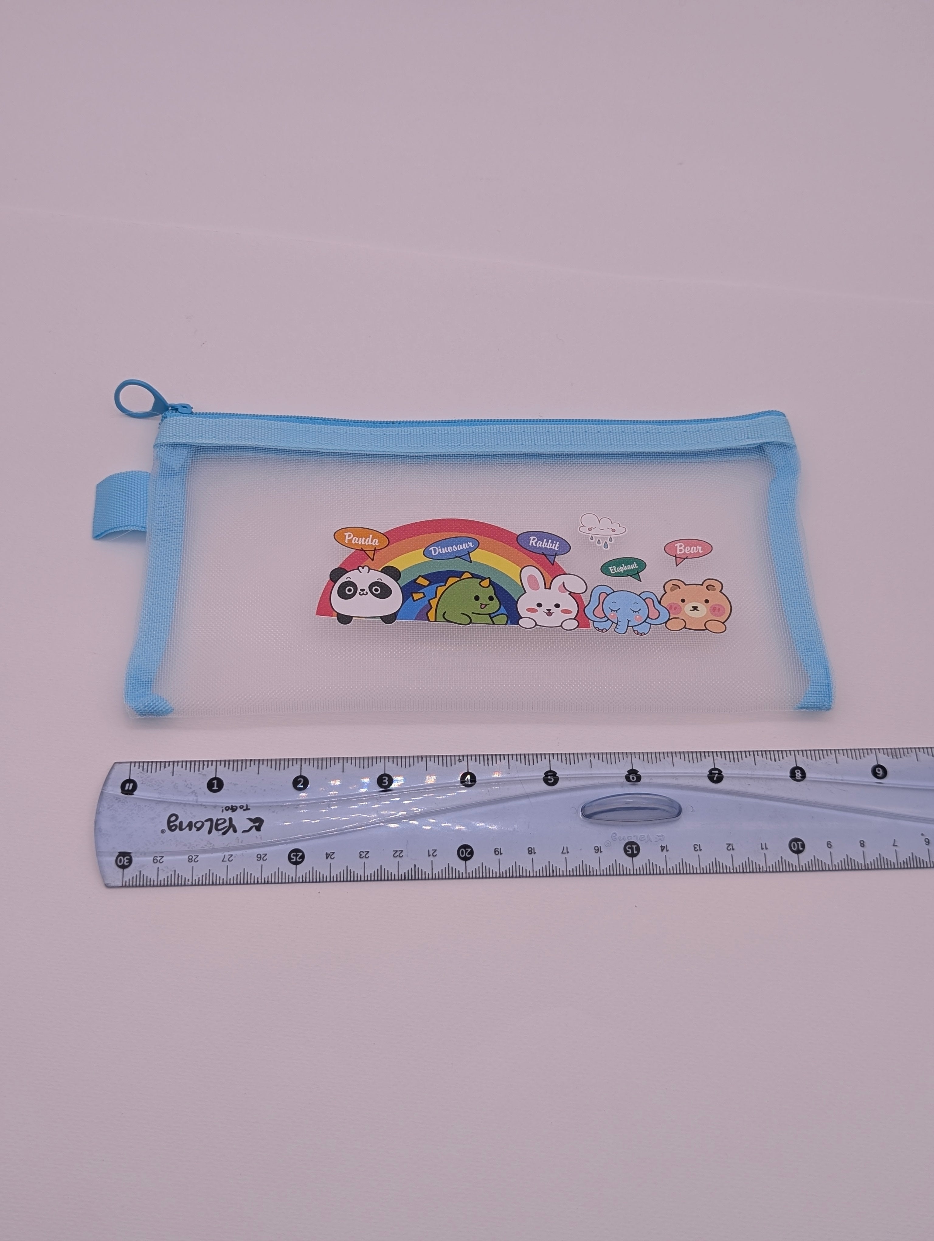 ADORABLE MESH PENCIL POUCHES
