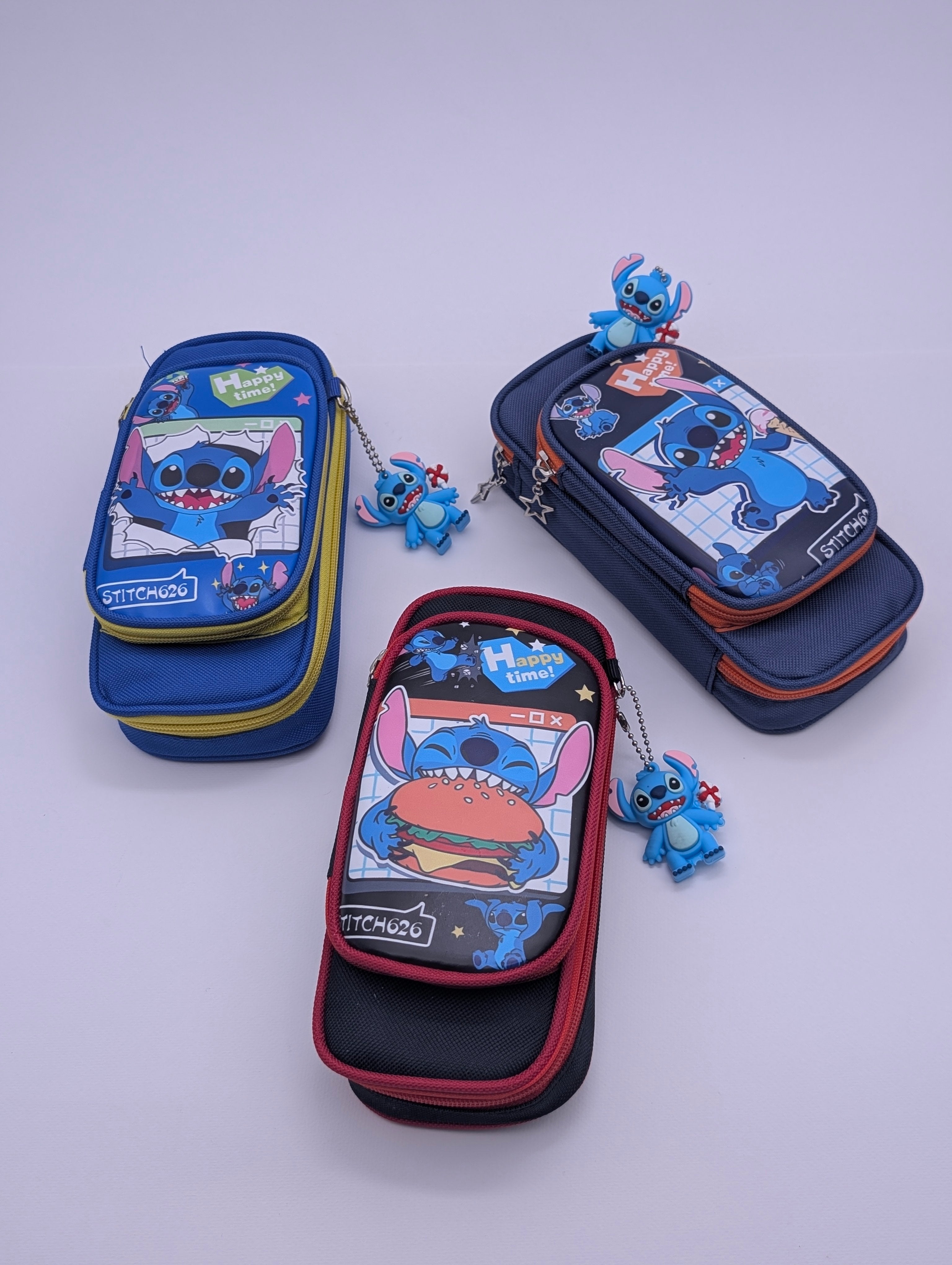 STITCH PENCIL CASE WITH CHARM