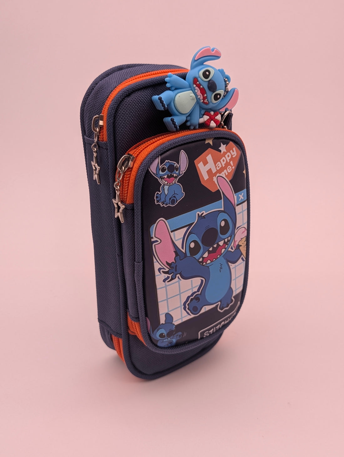 STITCH PENCIL CASE WITH CHARM