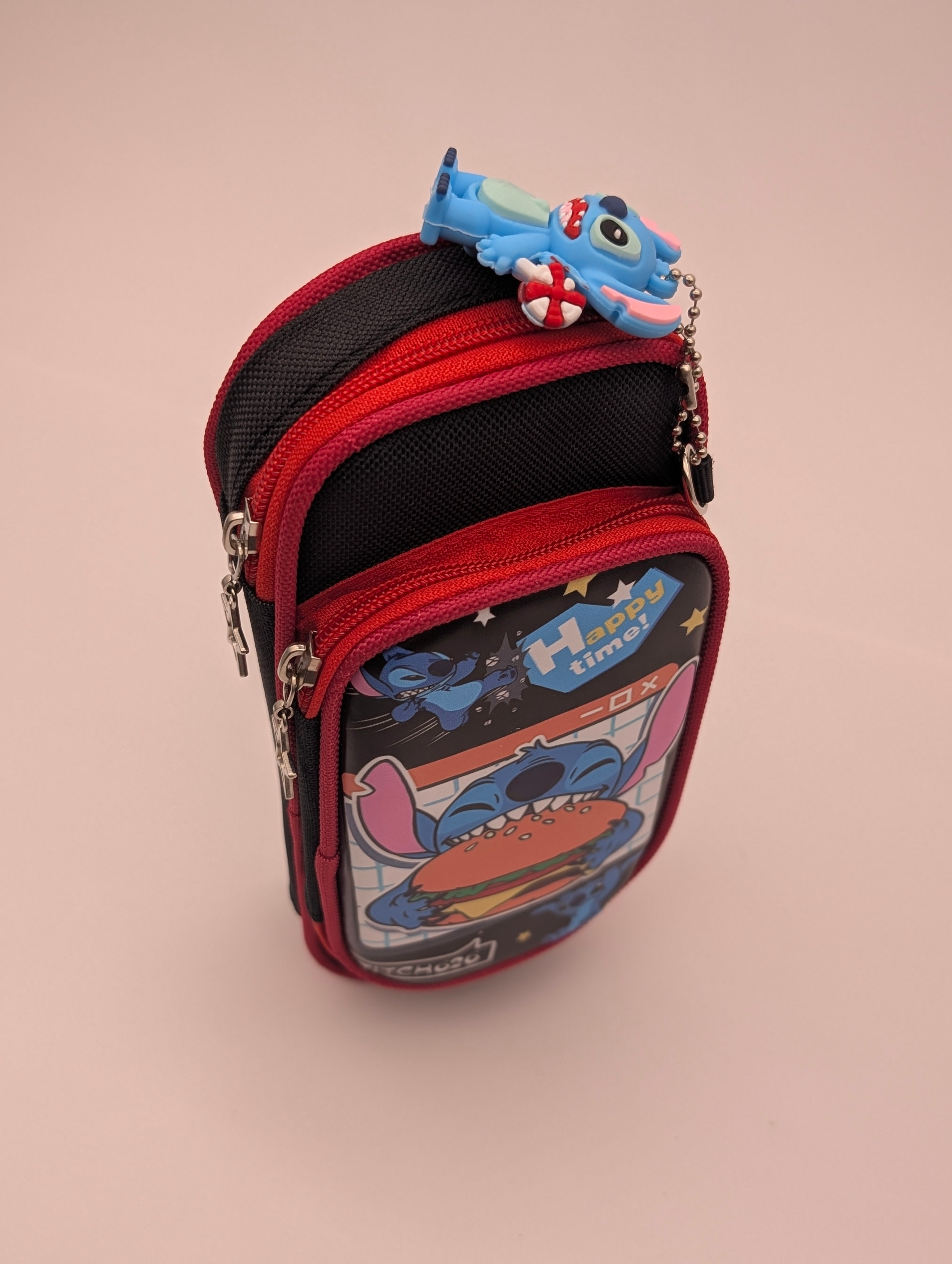 STITCH PENCIL CASE WITH CHARM