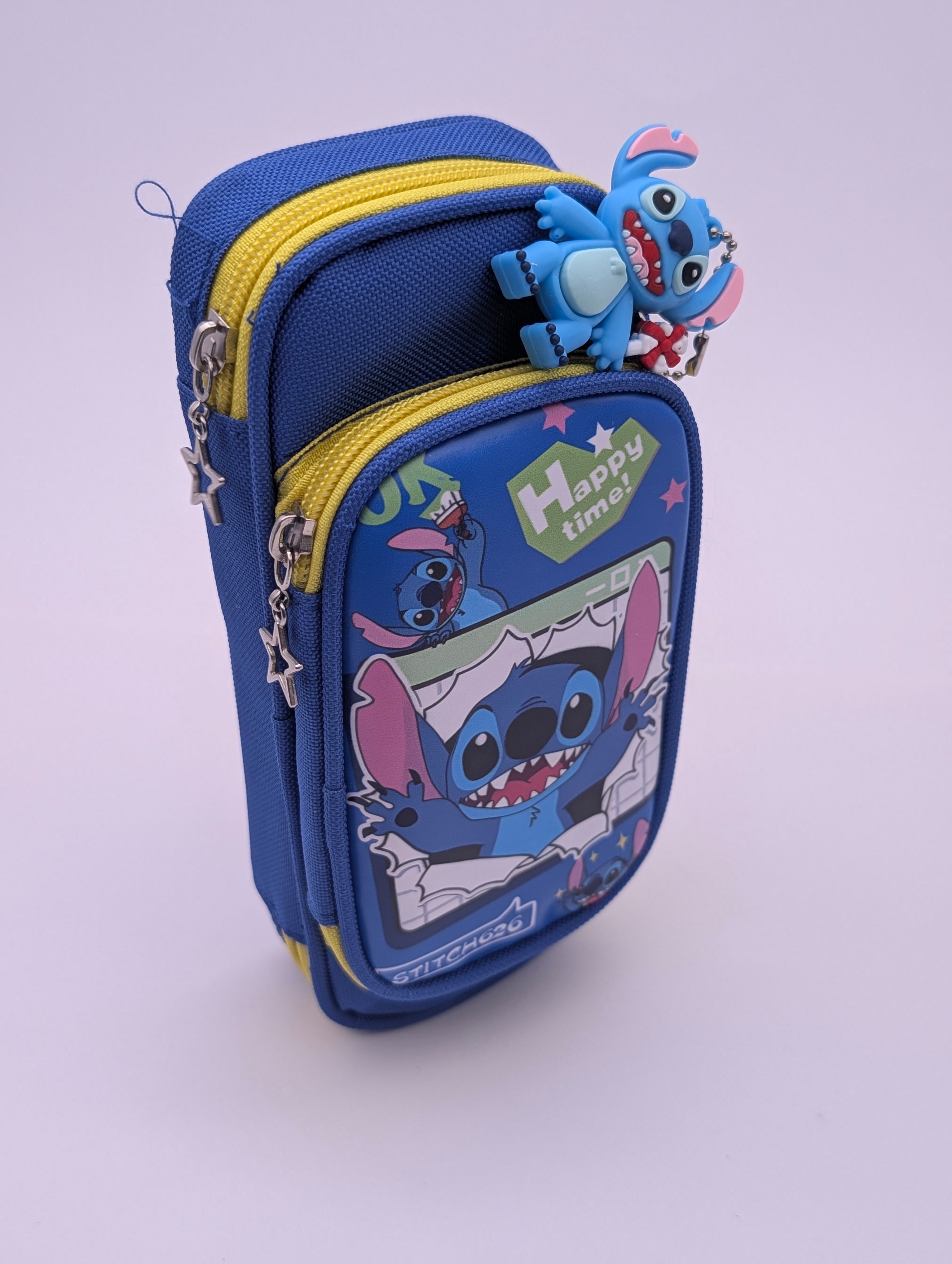 STITCH PENCIL CASE WITH CHARM