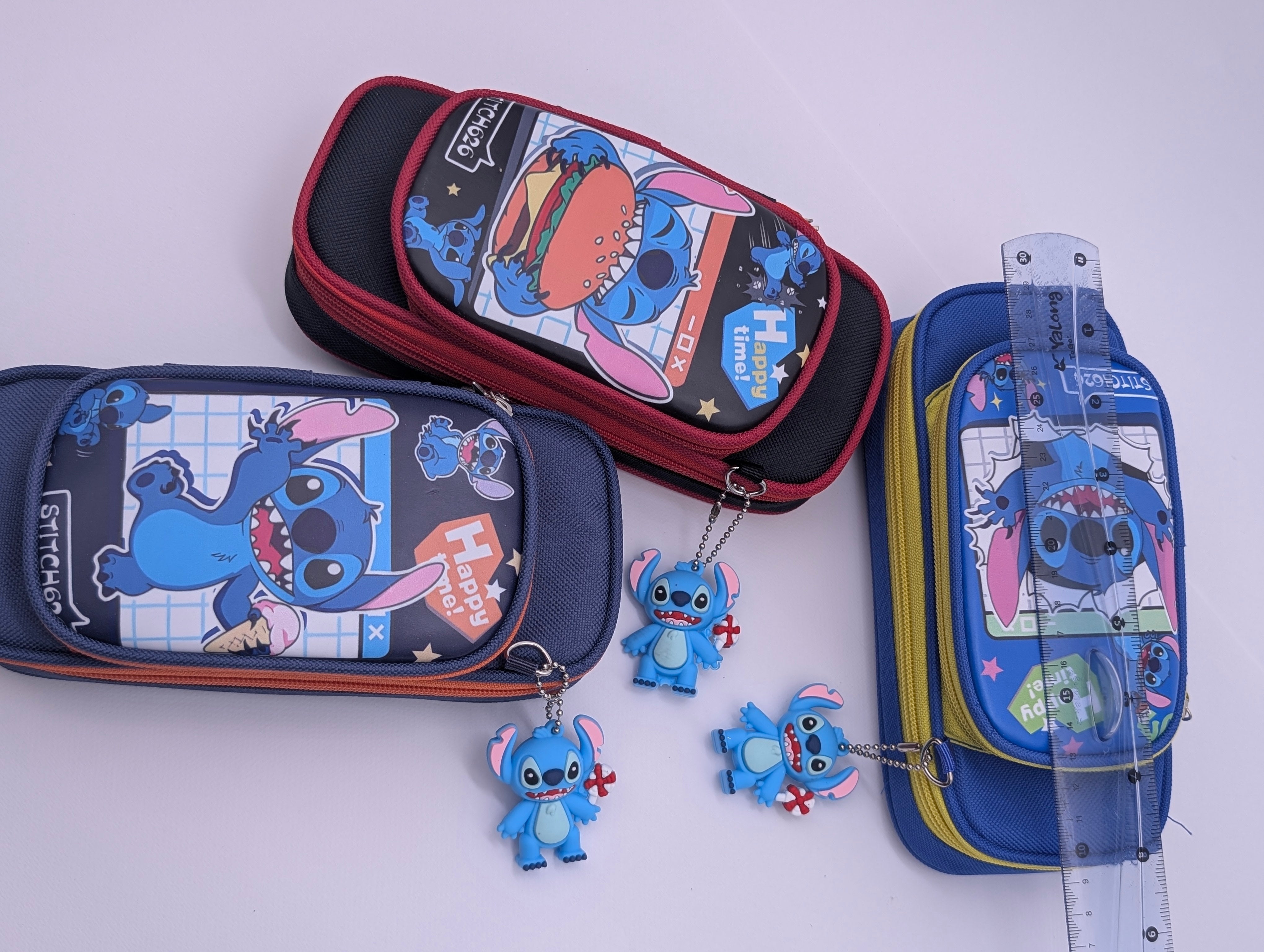 STITCH PENCIL CASE WITH CHARM