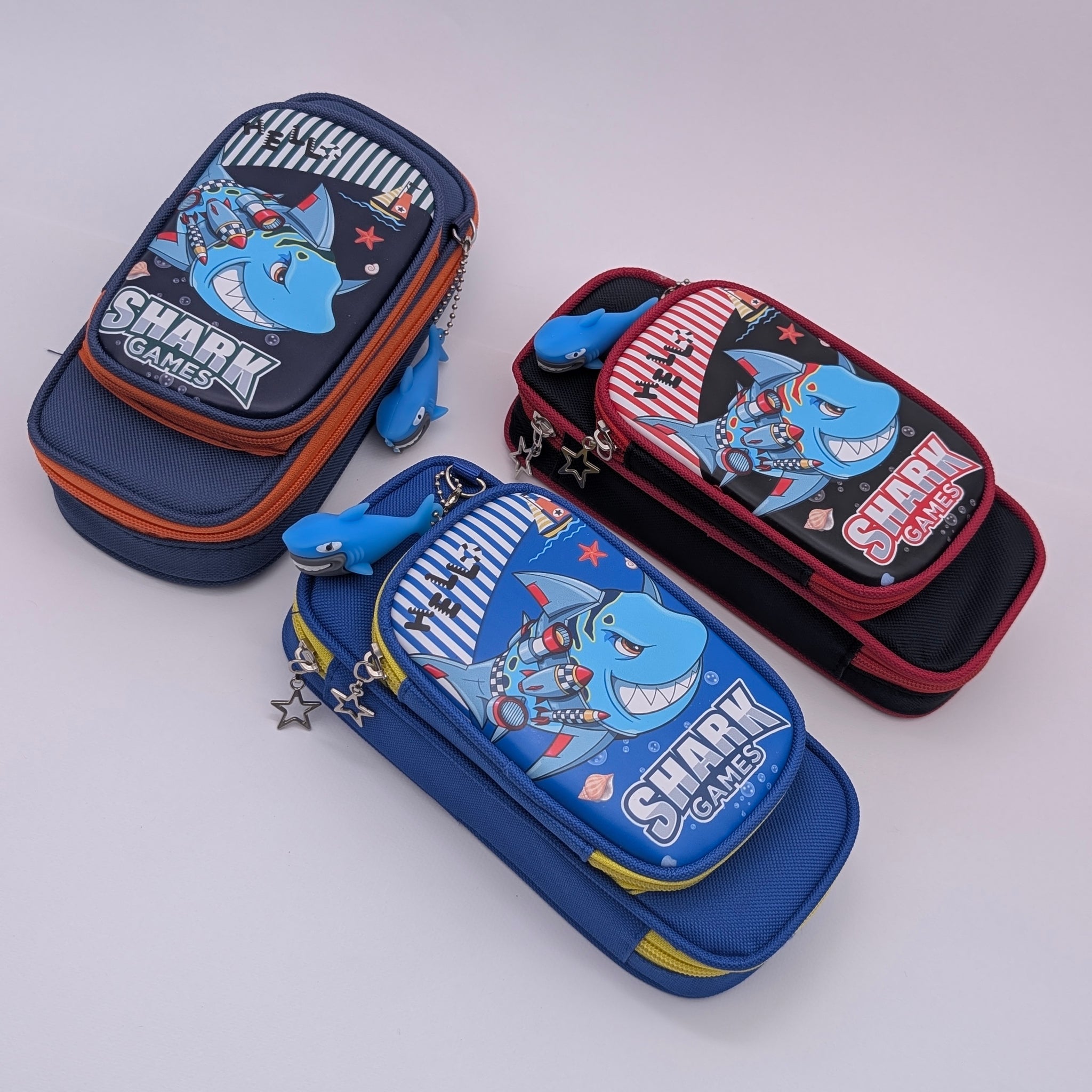 SHARK THEMED PENCIL CASES