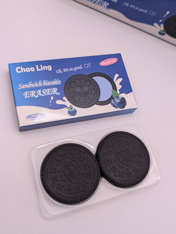 SWEET COOKIE-SHAPED ERASER SET