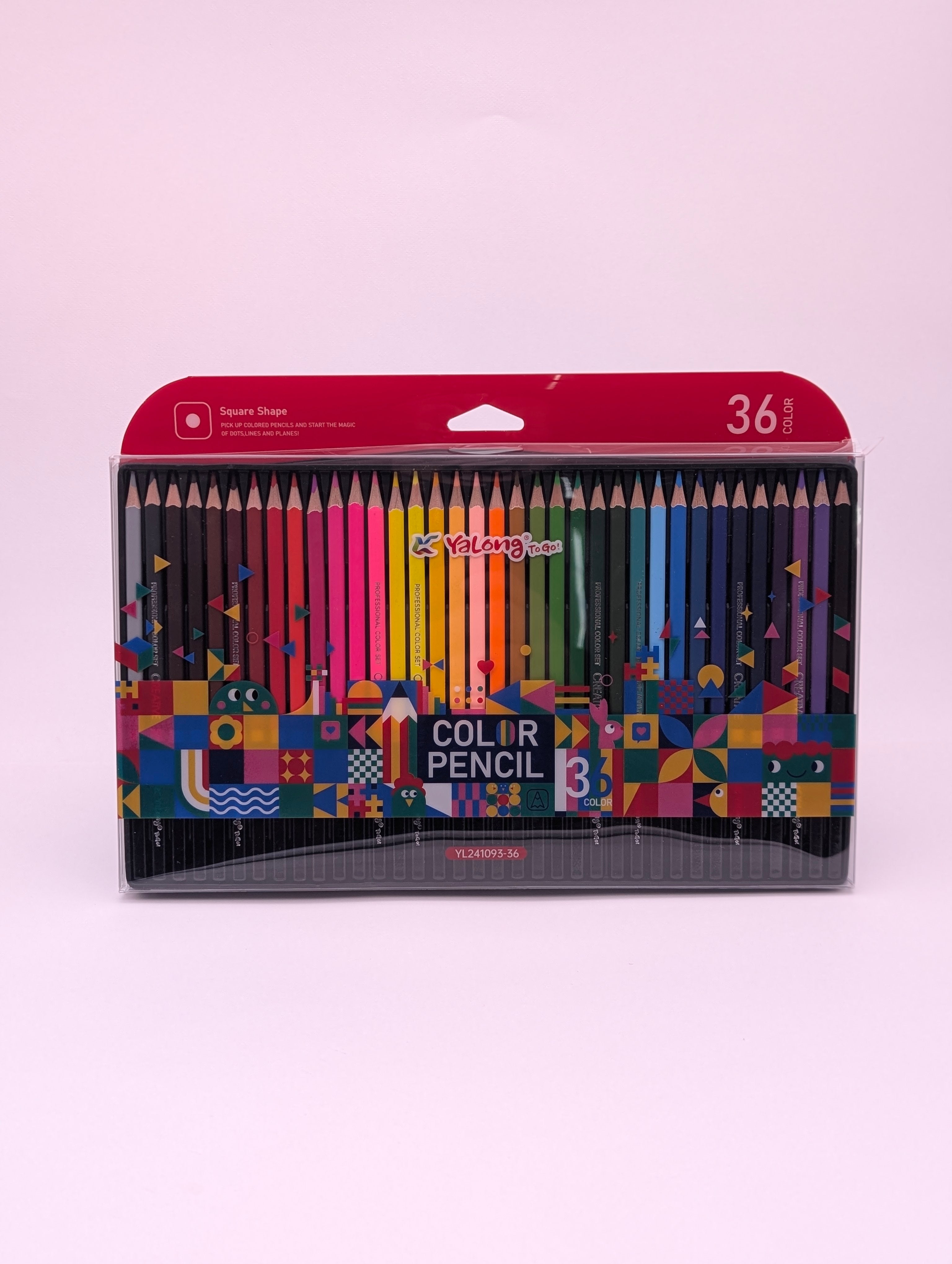 YALONG COLOUR PENCIL 12/24/36PCS