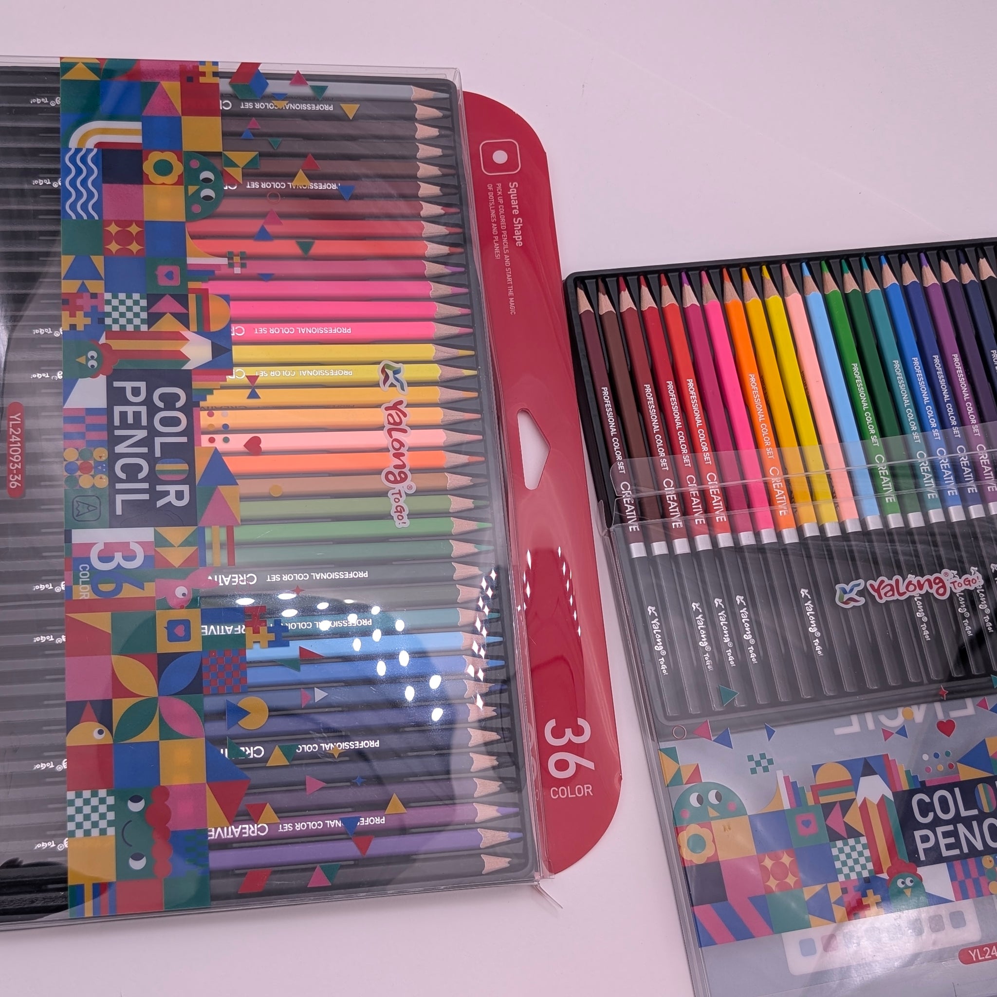 YALONG COLOUR PENCIL 12/24/36PCS