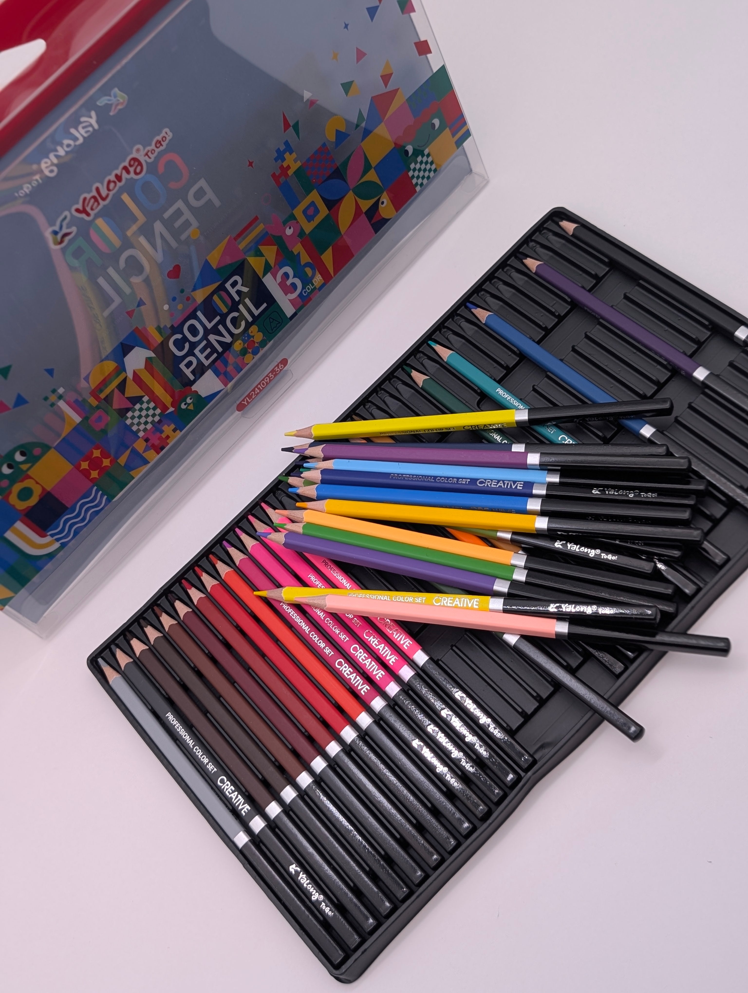 YALONG COLOUR PENCIL 12/24/36PCS