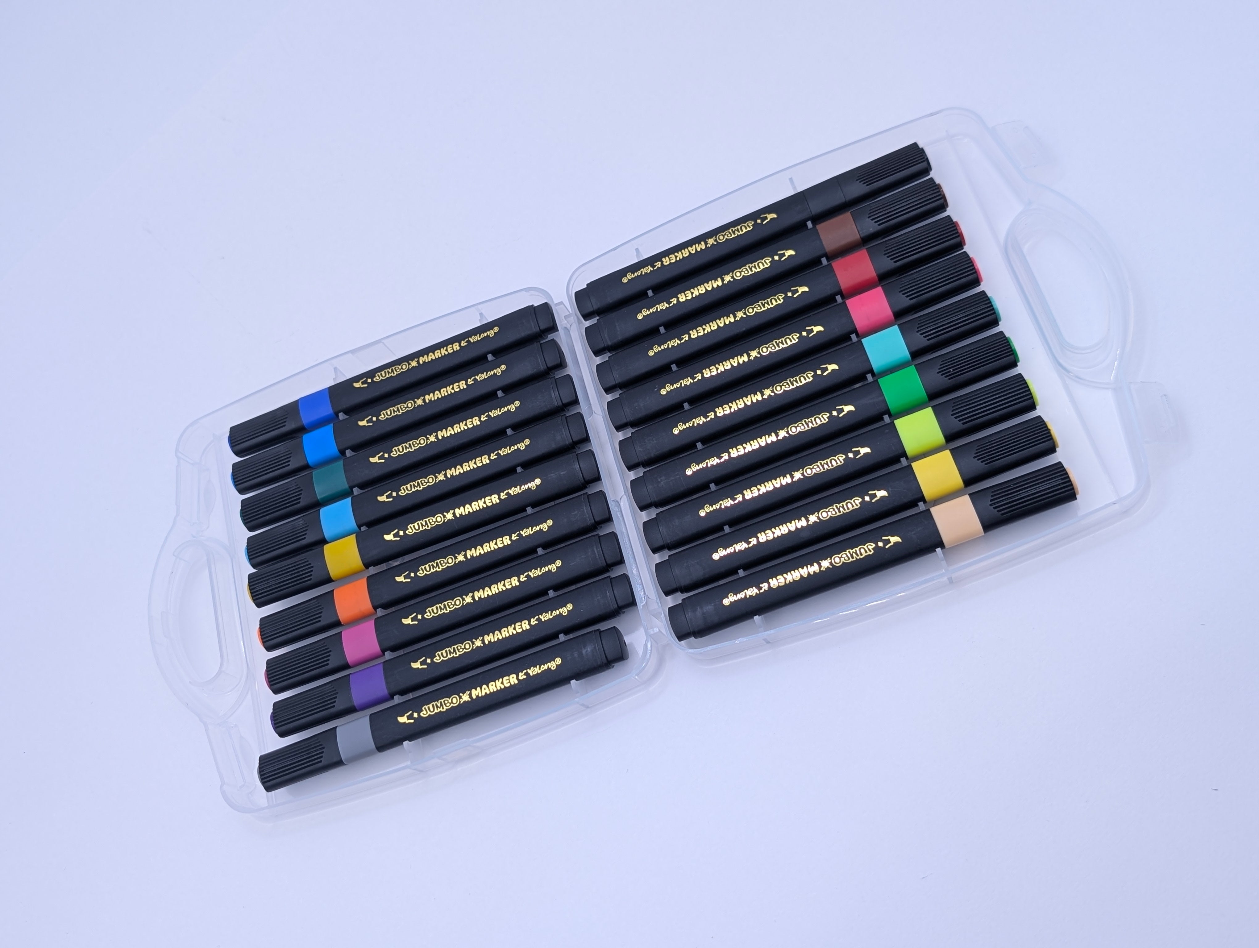 YALONG ACRYLIC MARKER 18/24 PCS SET