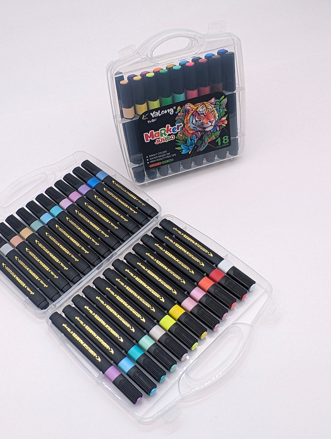 YALONG ACRYLIC MARKER 18/24 PCS SET