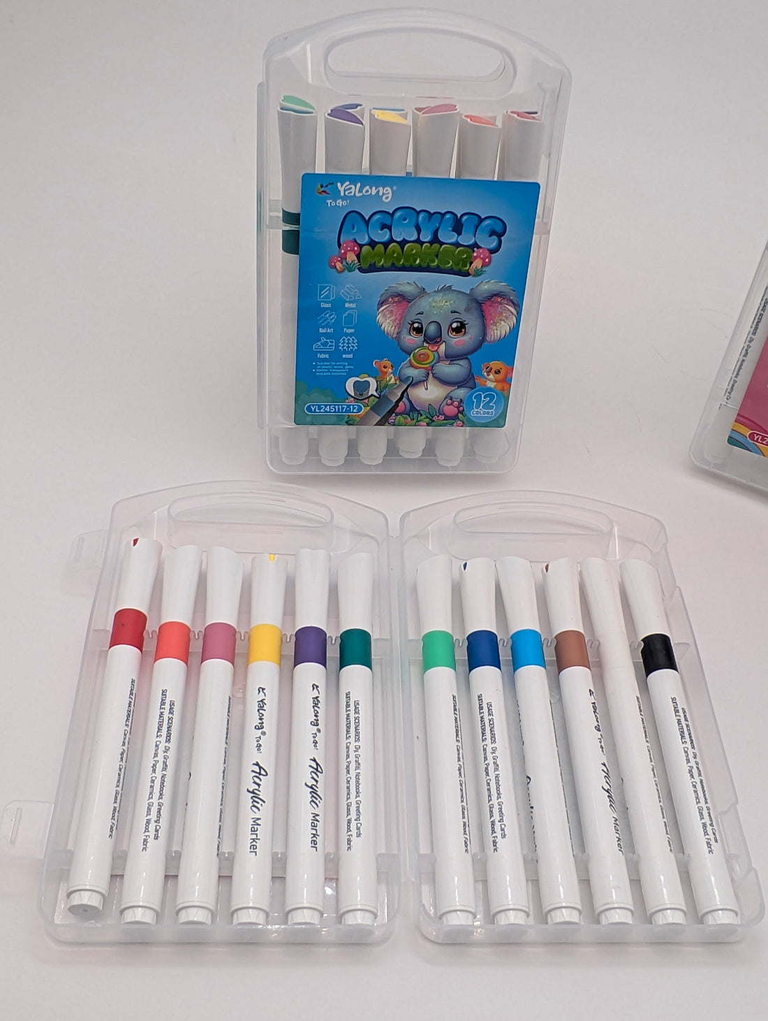 YALONG ACRYLIC MARKER 12/24PCS SET