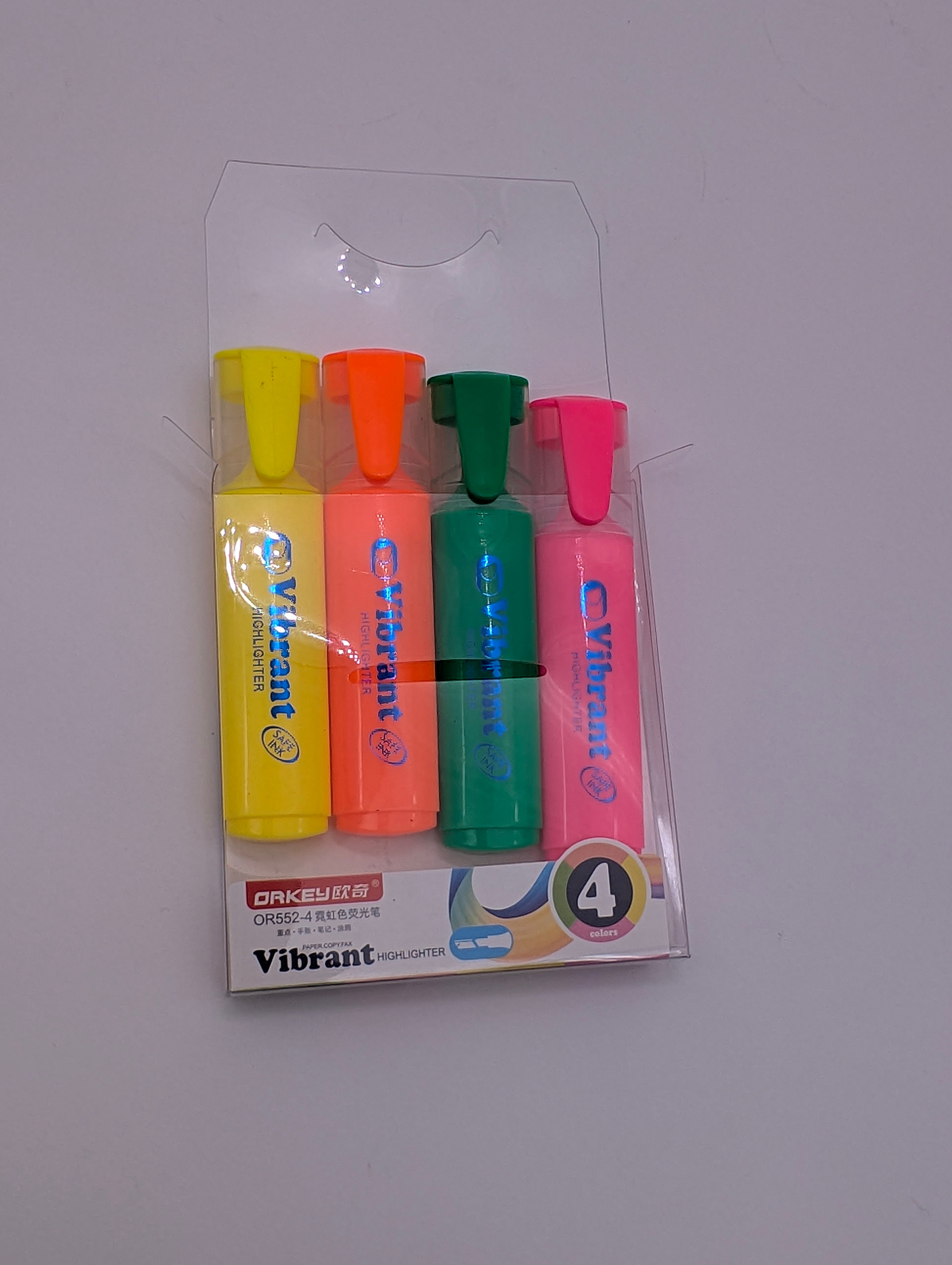 YALONG VIBRANT HIGHLIGHTER 4PCS SET  🖍️✨