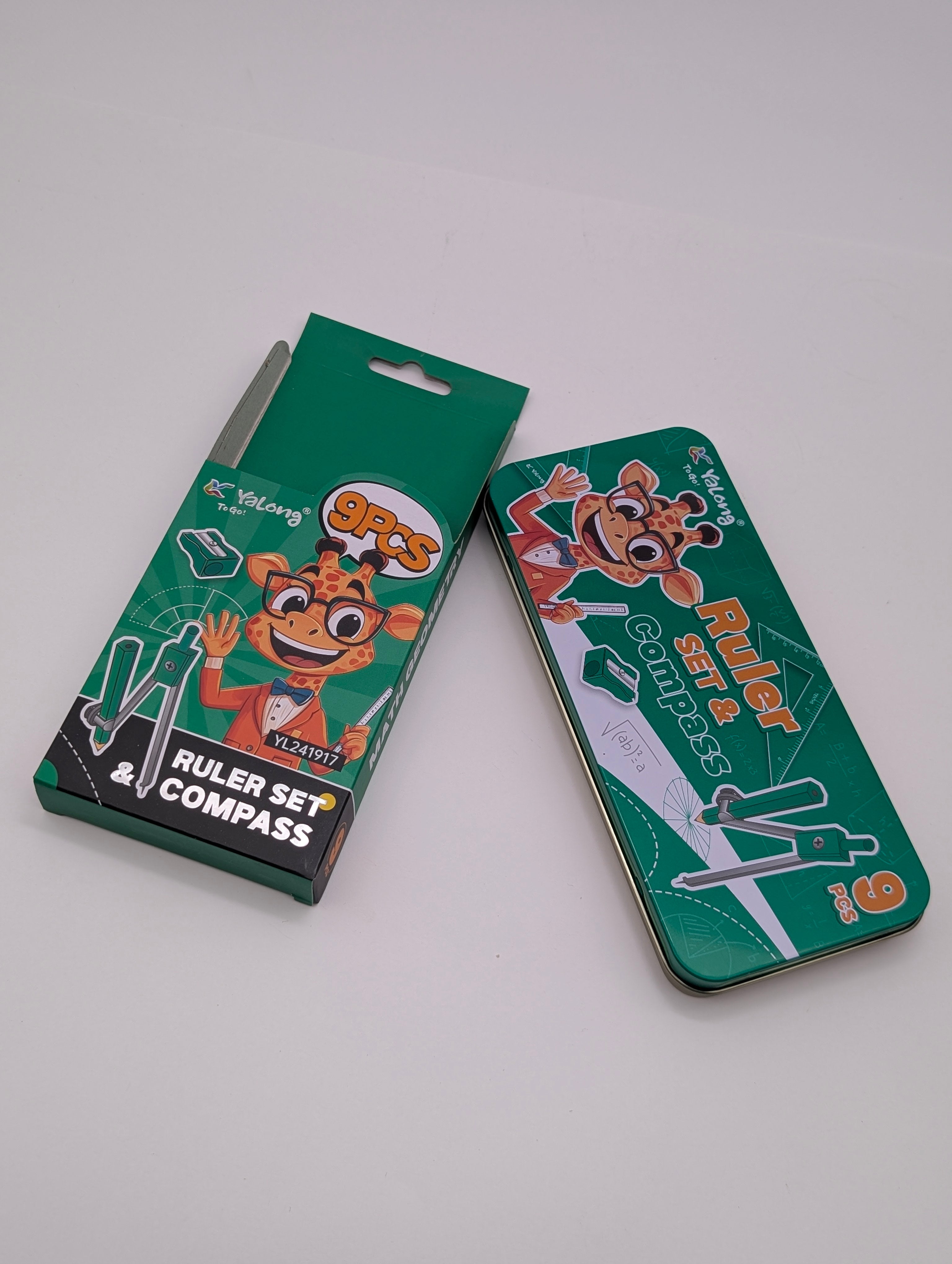 YALONG STATIONARY SET 9PCS