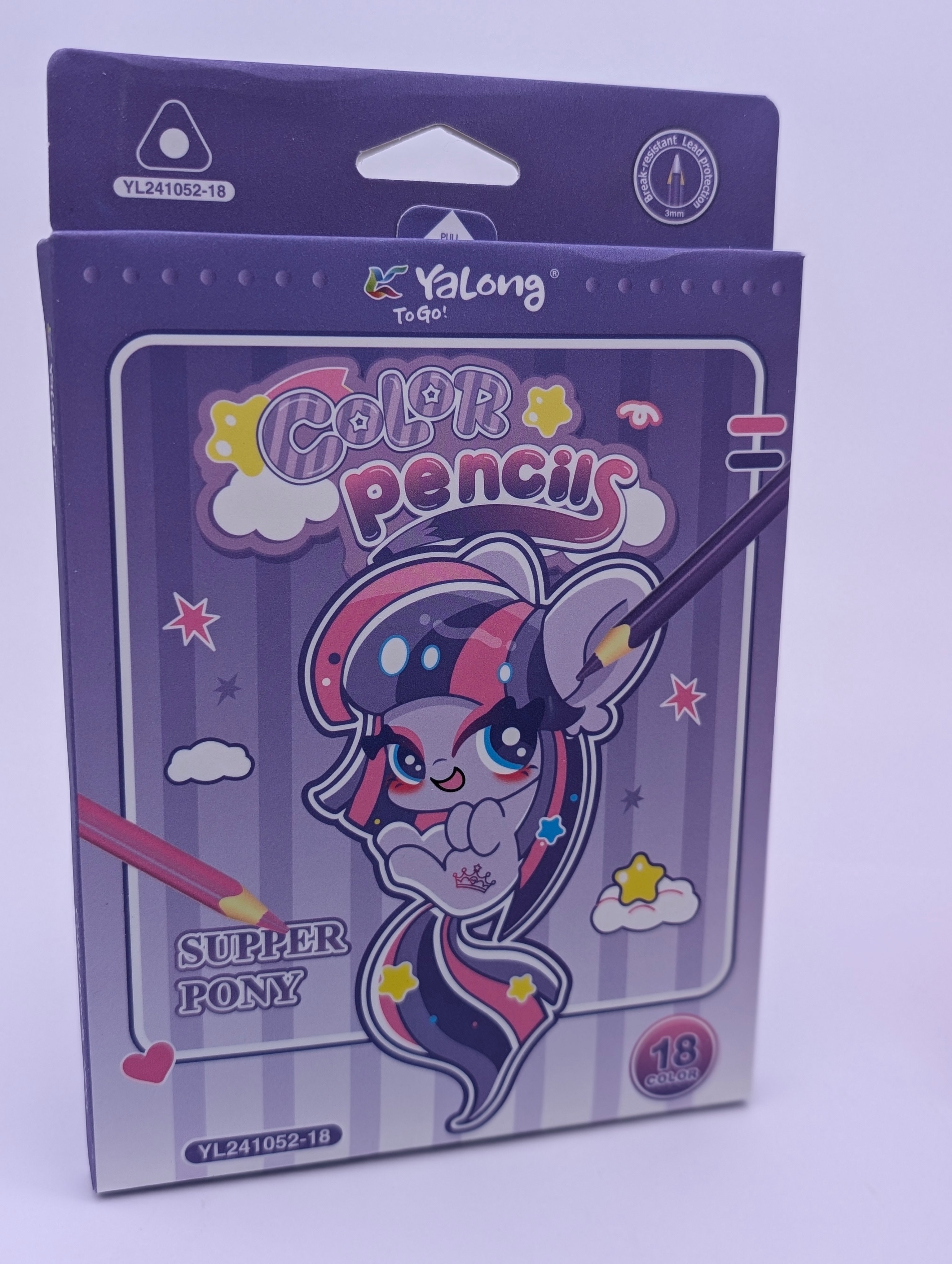 YALONG LITTLE PONY COLOPUR PENCIL 18PCS
