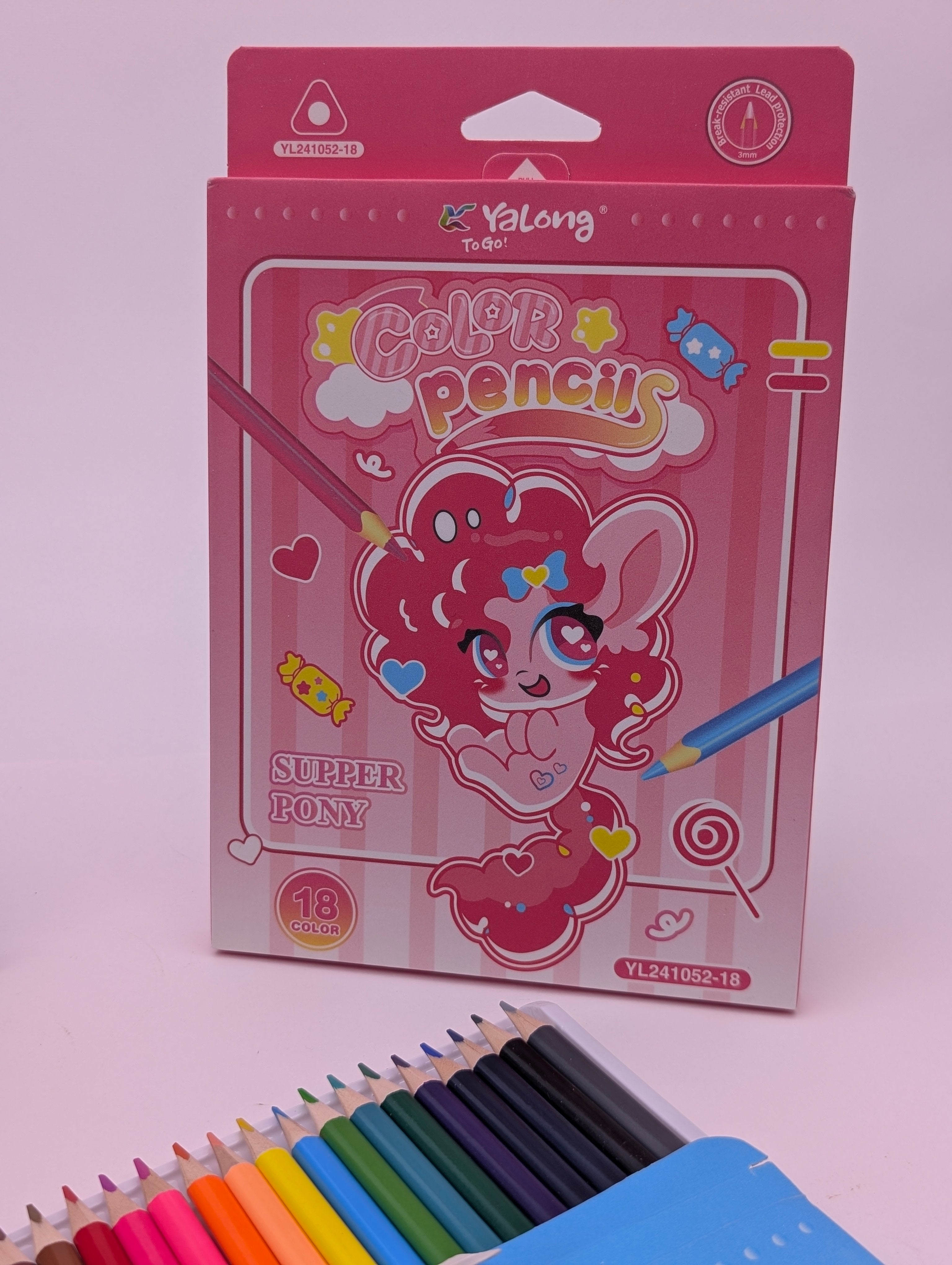 YALONG LITTLE PONY COLOPUR PENCIL 18PCS