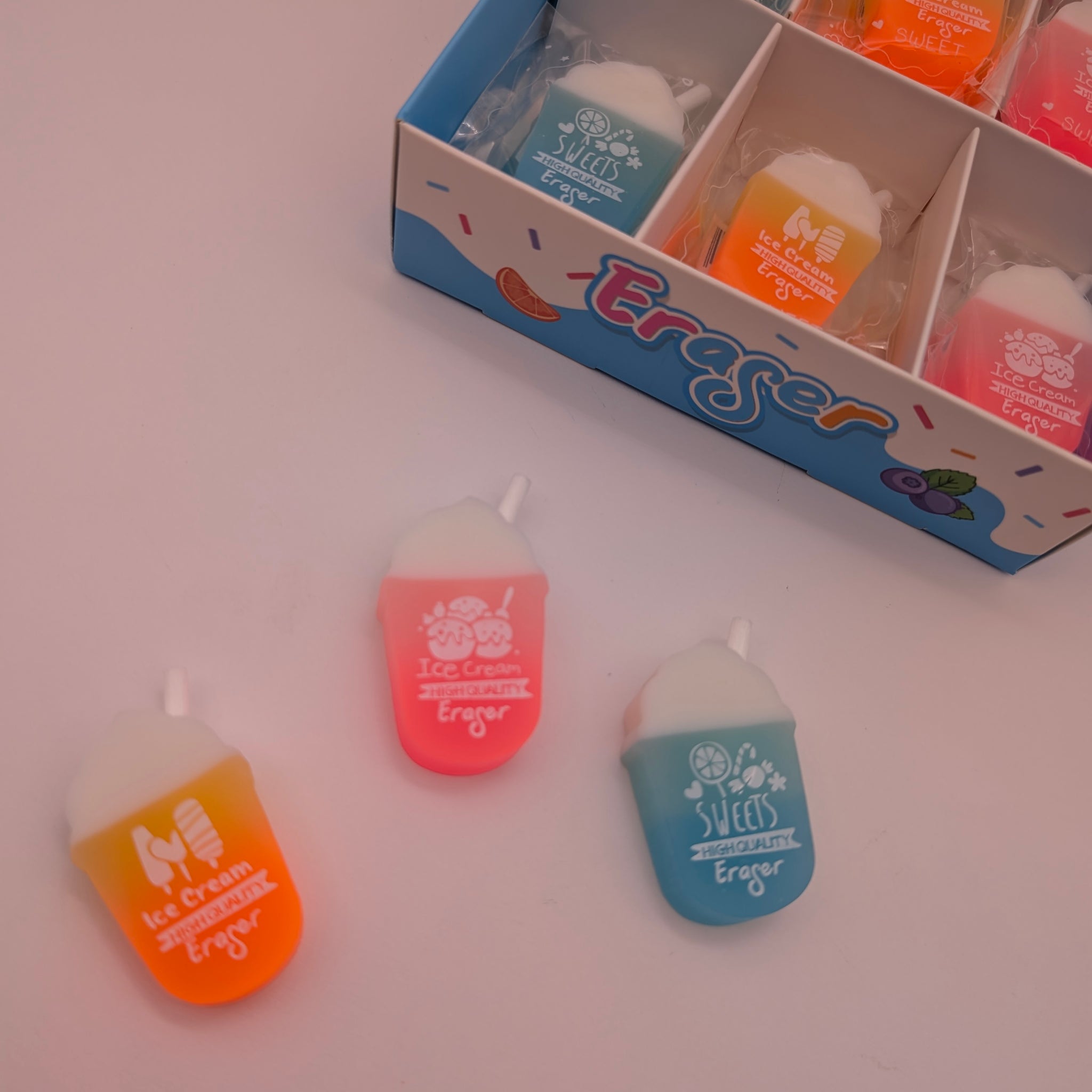 YALONG ICREAM SHAPE MULTICOLOUR ERASER