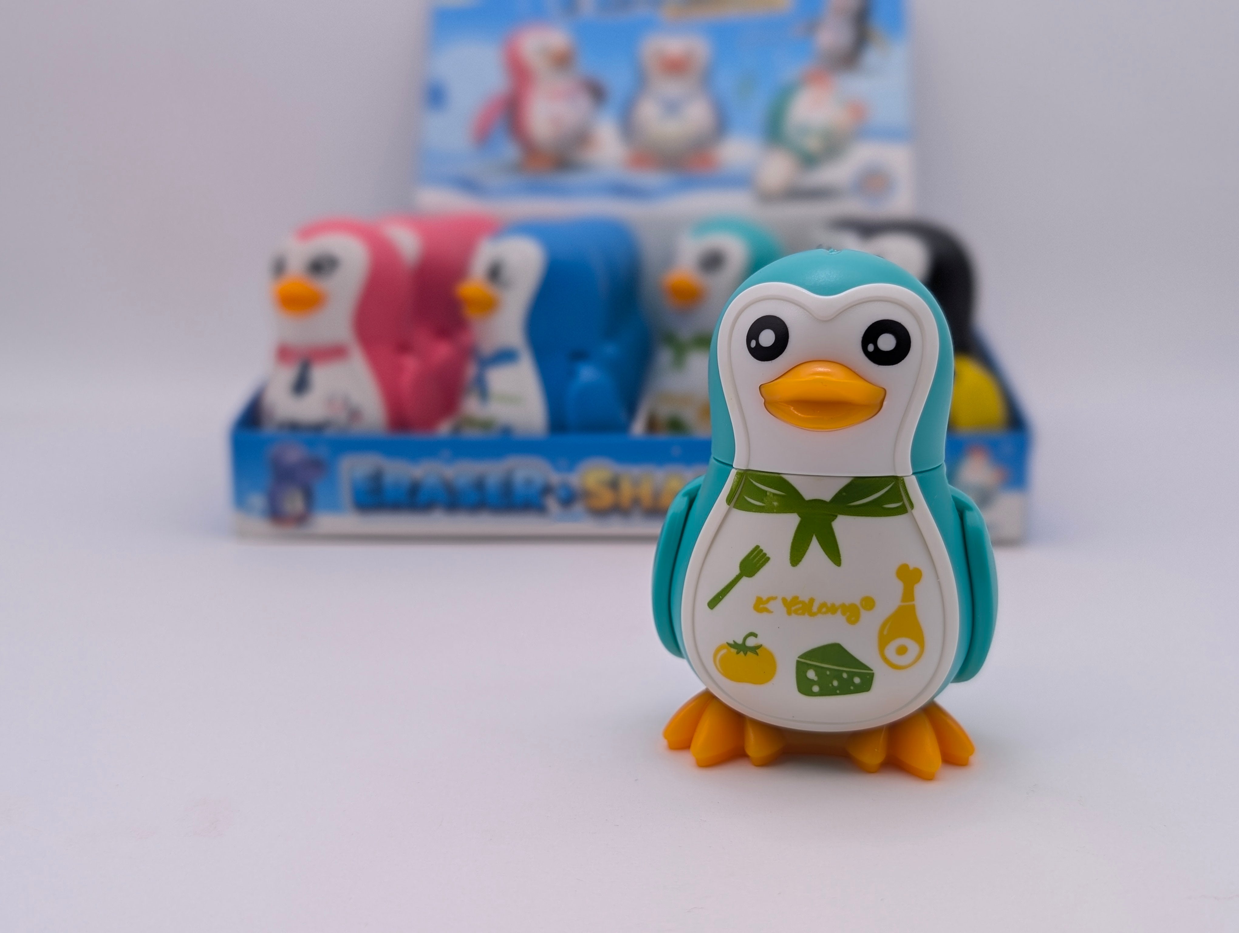 YALONG PENGUIN 2in1 SHARPENER & ERASER