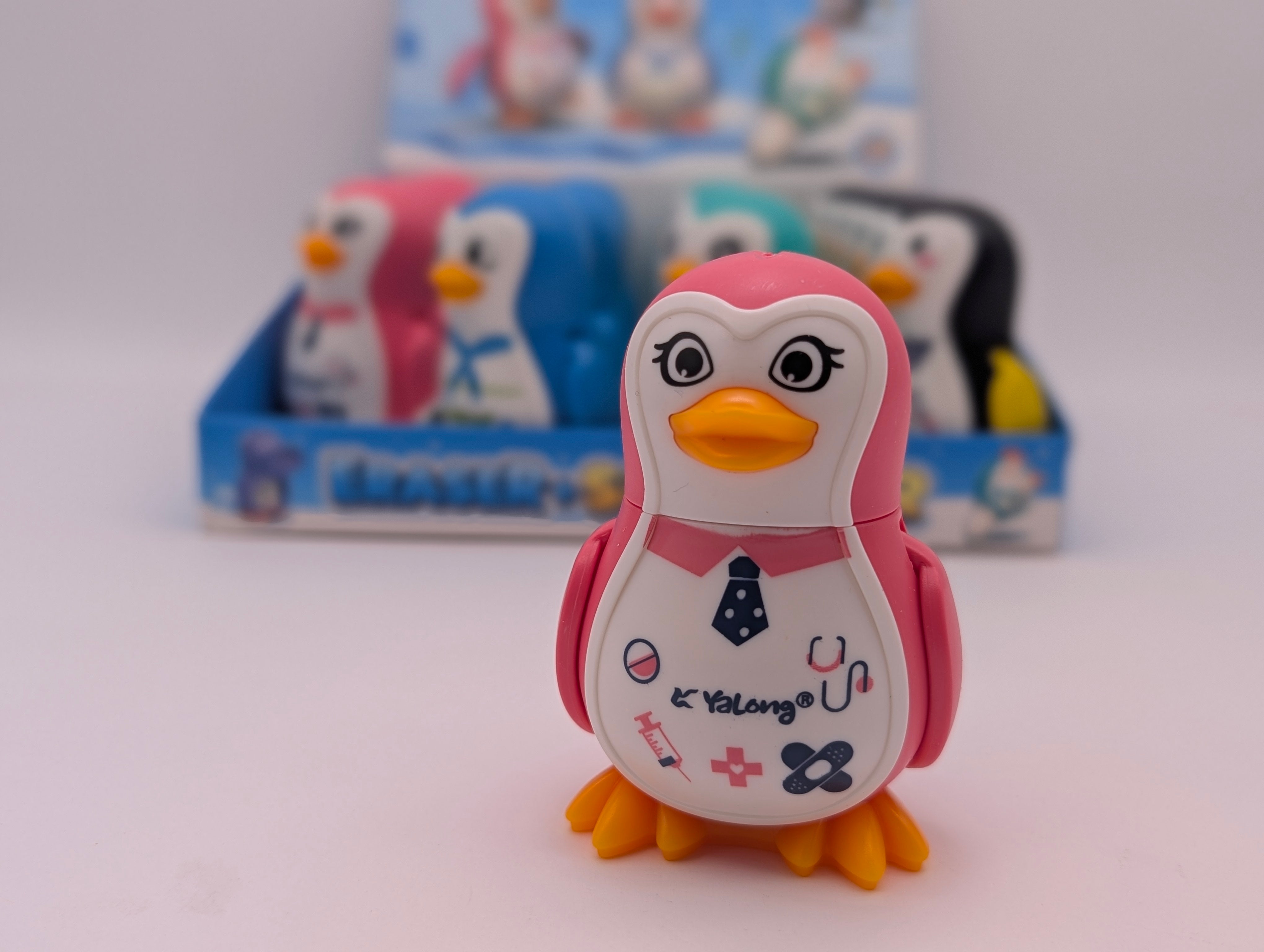 YALONG PENGUIN 2in1 SHARPENER & ERASER