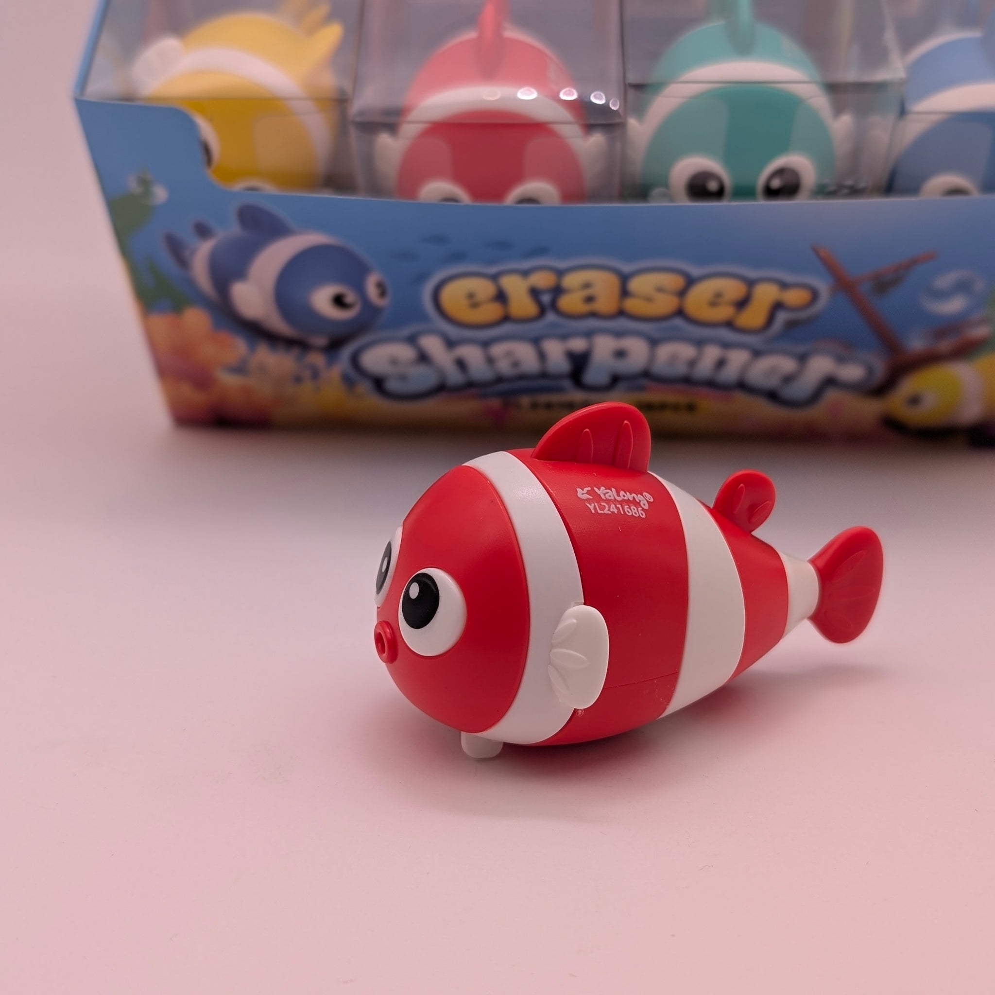 YALONG FISH SHAPE 2in1 SHARPENER & EASER