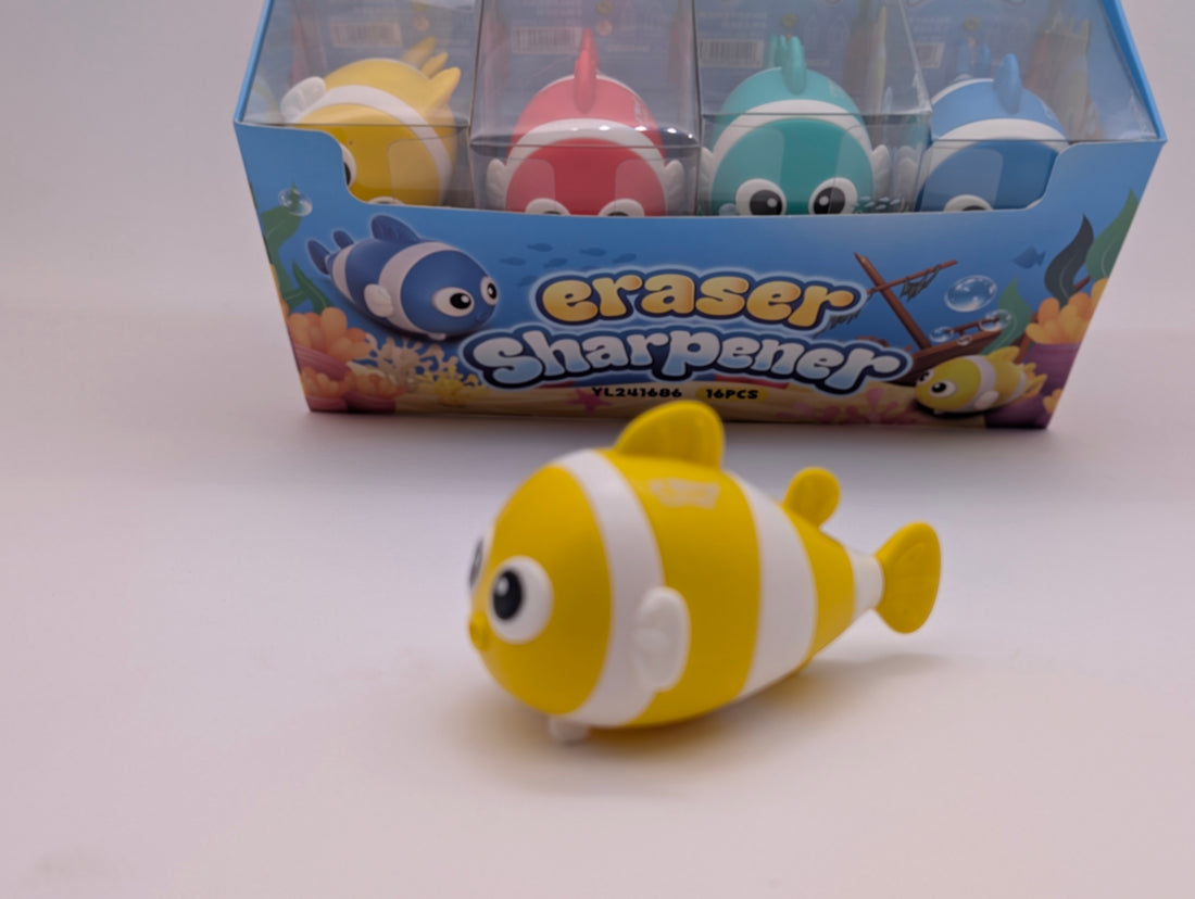 YALONG FISH SHAPE 2in1 SHARPENER & EASER
