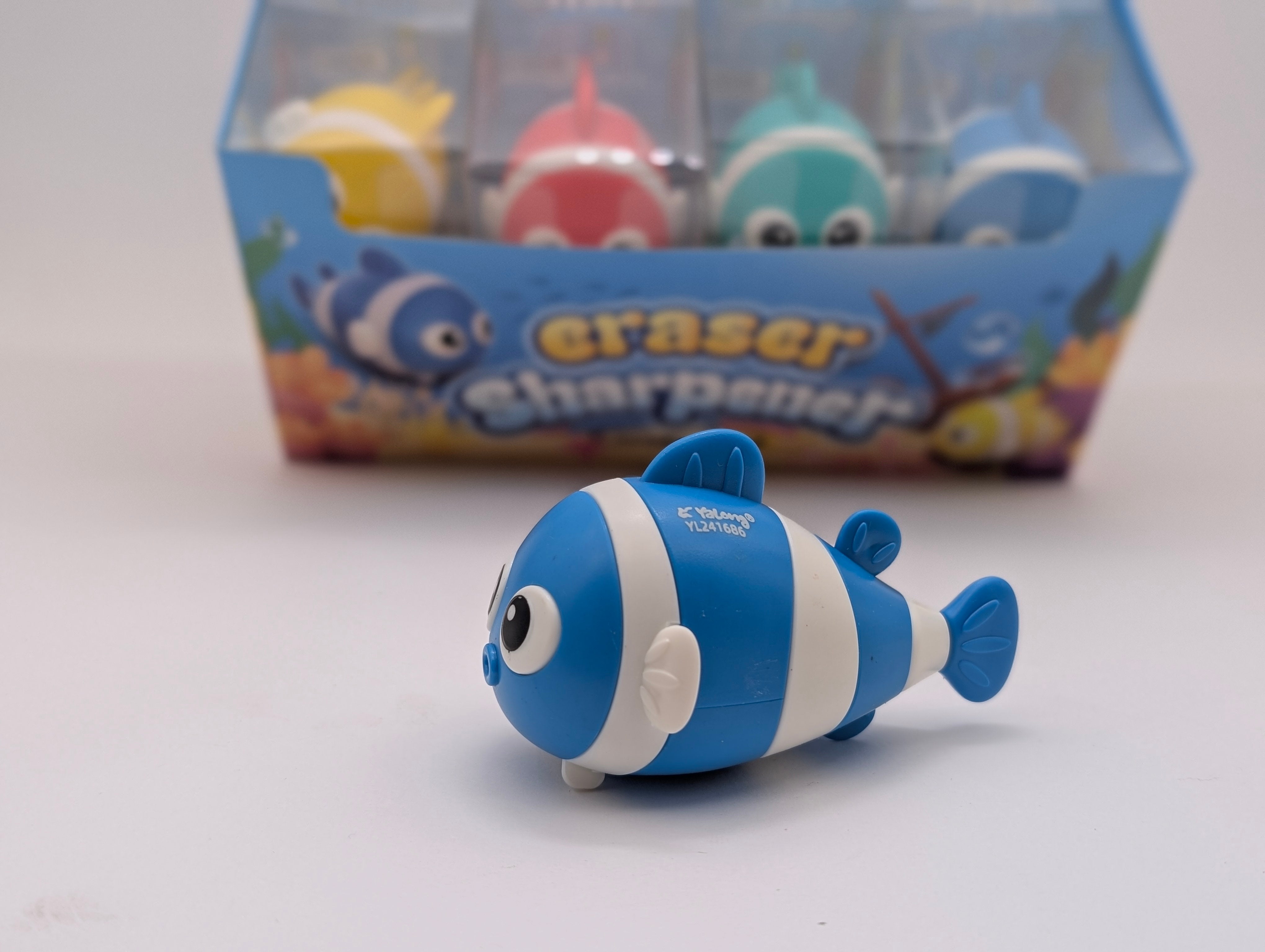 YALONG FISH SHAPE 2in1 SHARPENER & EASER
